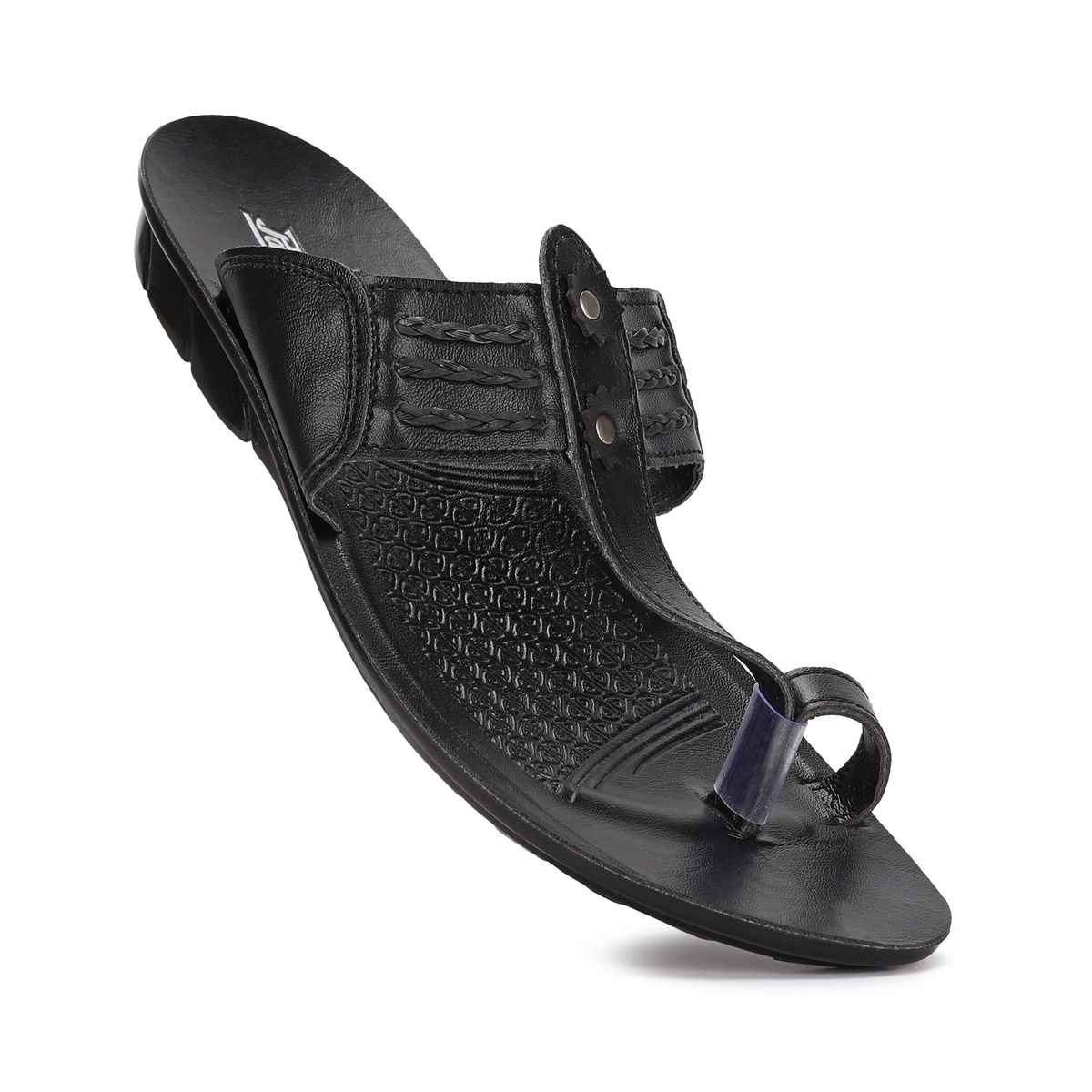 Paragon Men's Black Pu Sandals PUK2230G UK 9