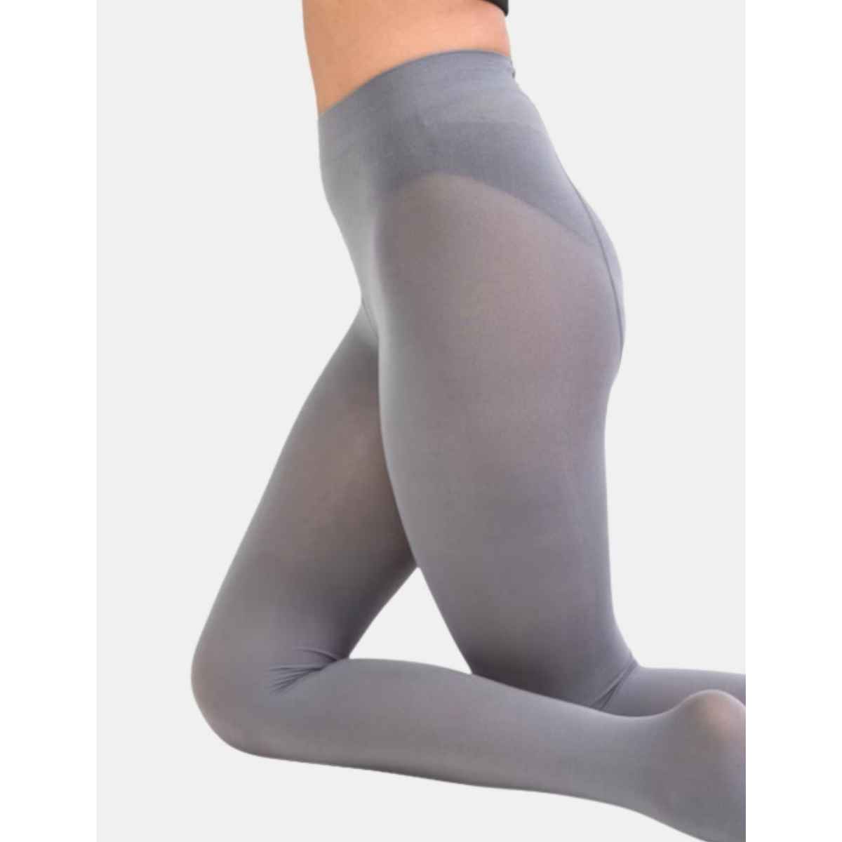 Secrets By ZeroKaata Grey Colored Pantyhose Stockings