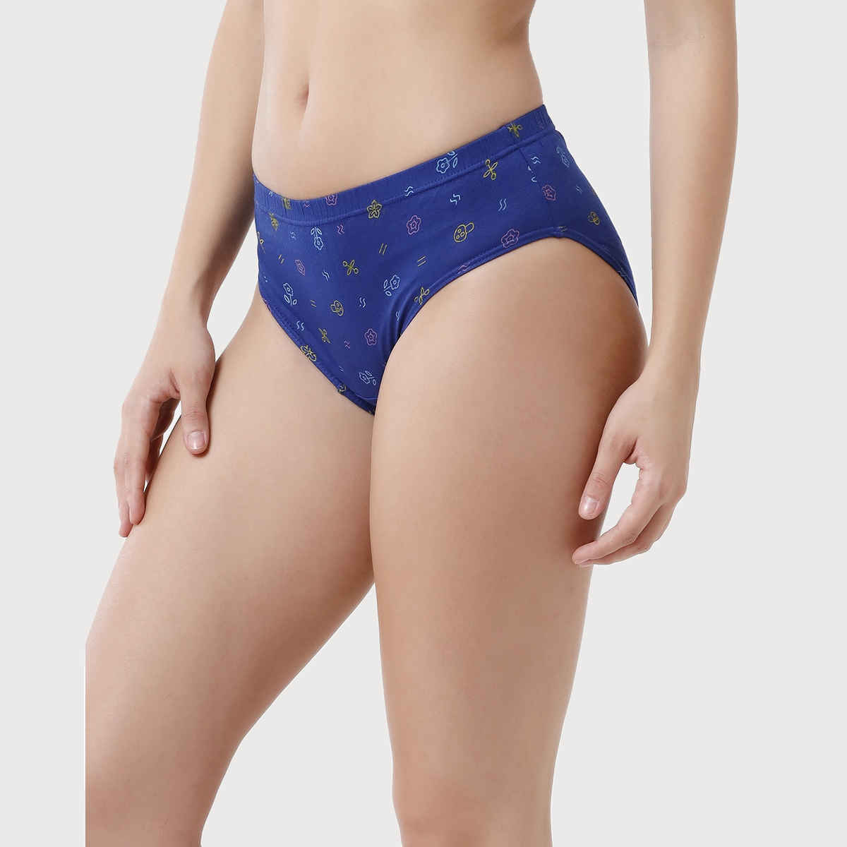 Amul Comfy Pack Of 4 Women Hipster Multicolor Panty | Multicolor - 105