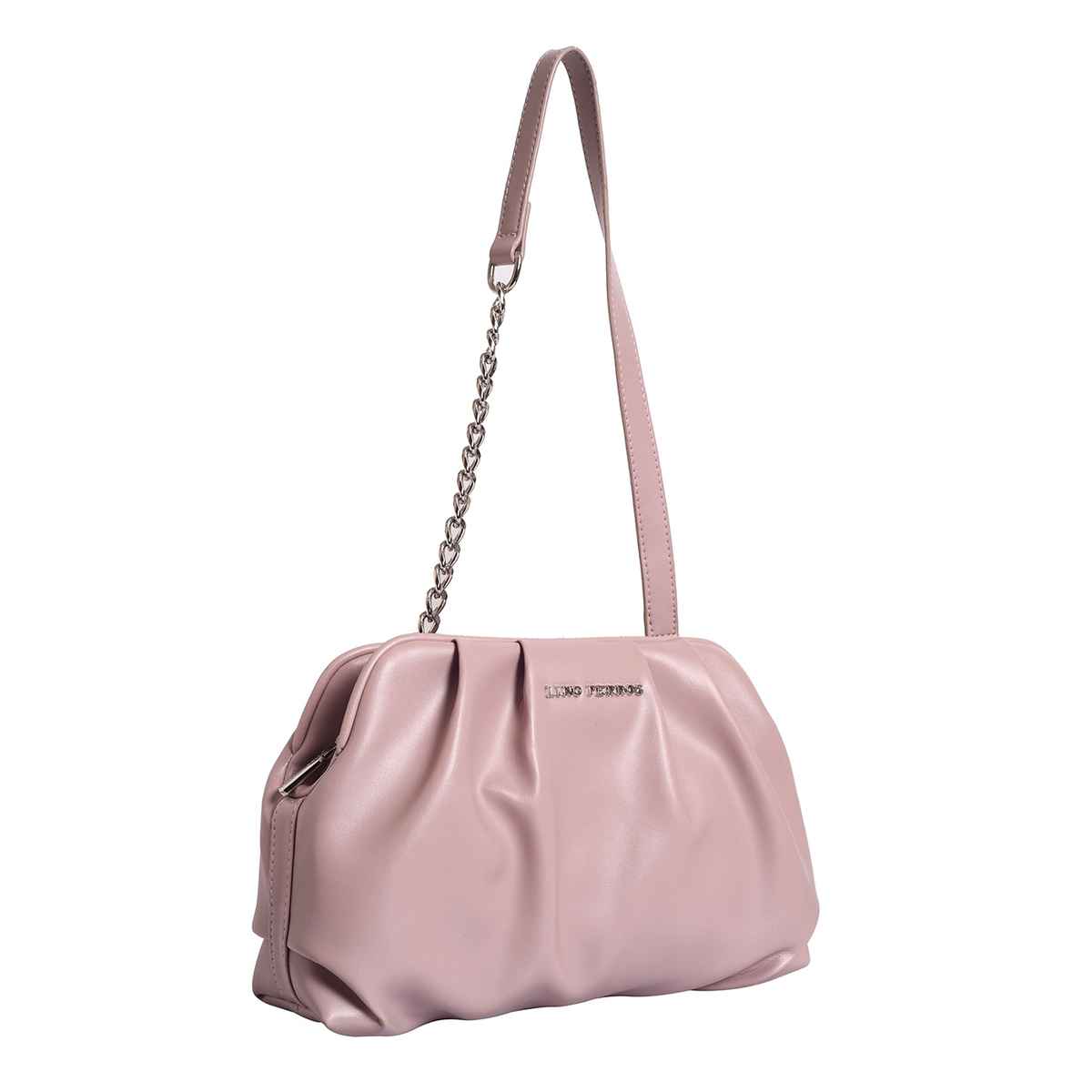Lino Perros Women's Shoulder Bag | LWHB02521 | Peach