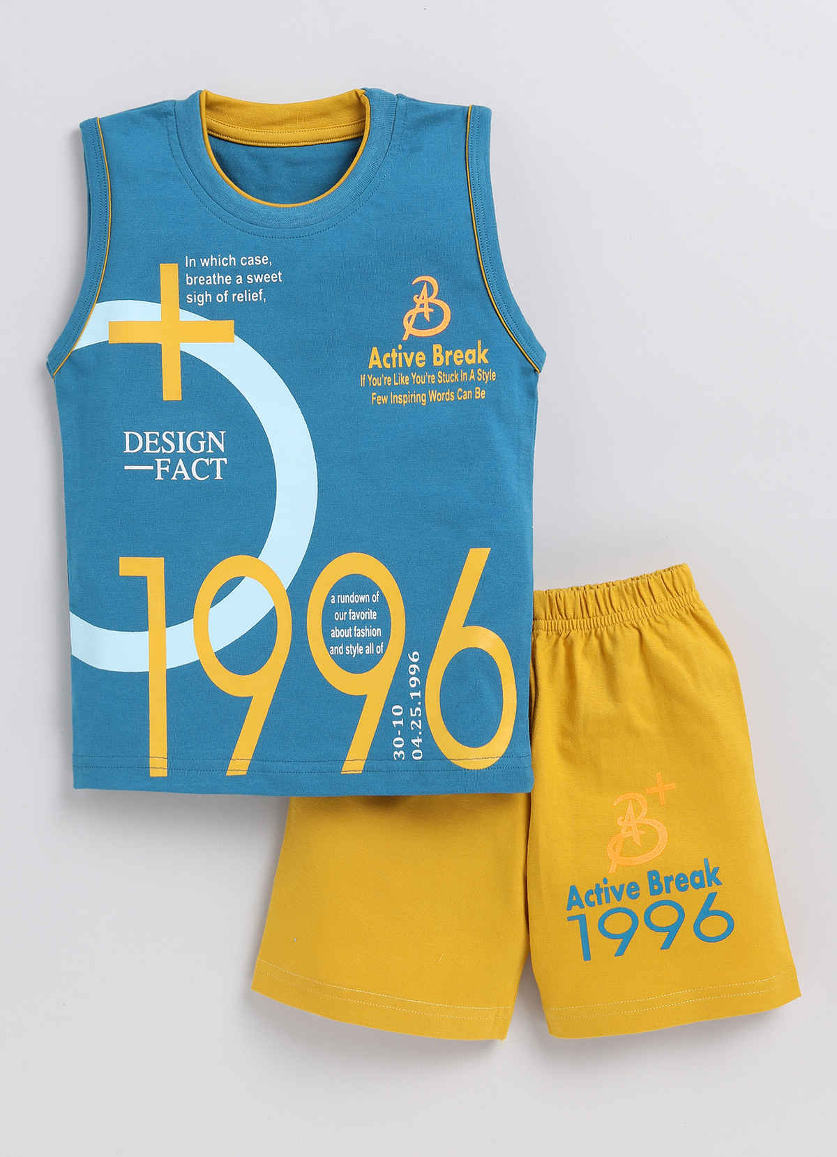 Mars Infiniti Boys Casual T-shirt & Shorts | Assorted | 4 - 5 Years