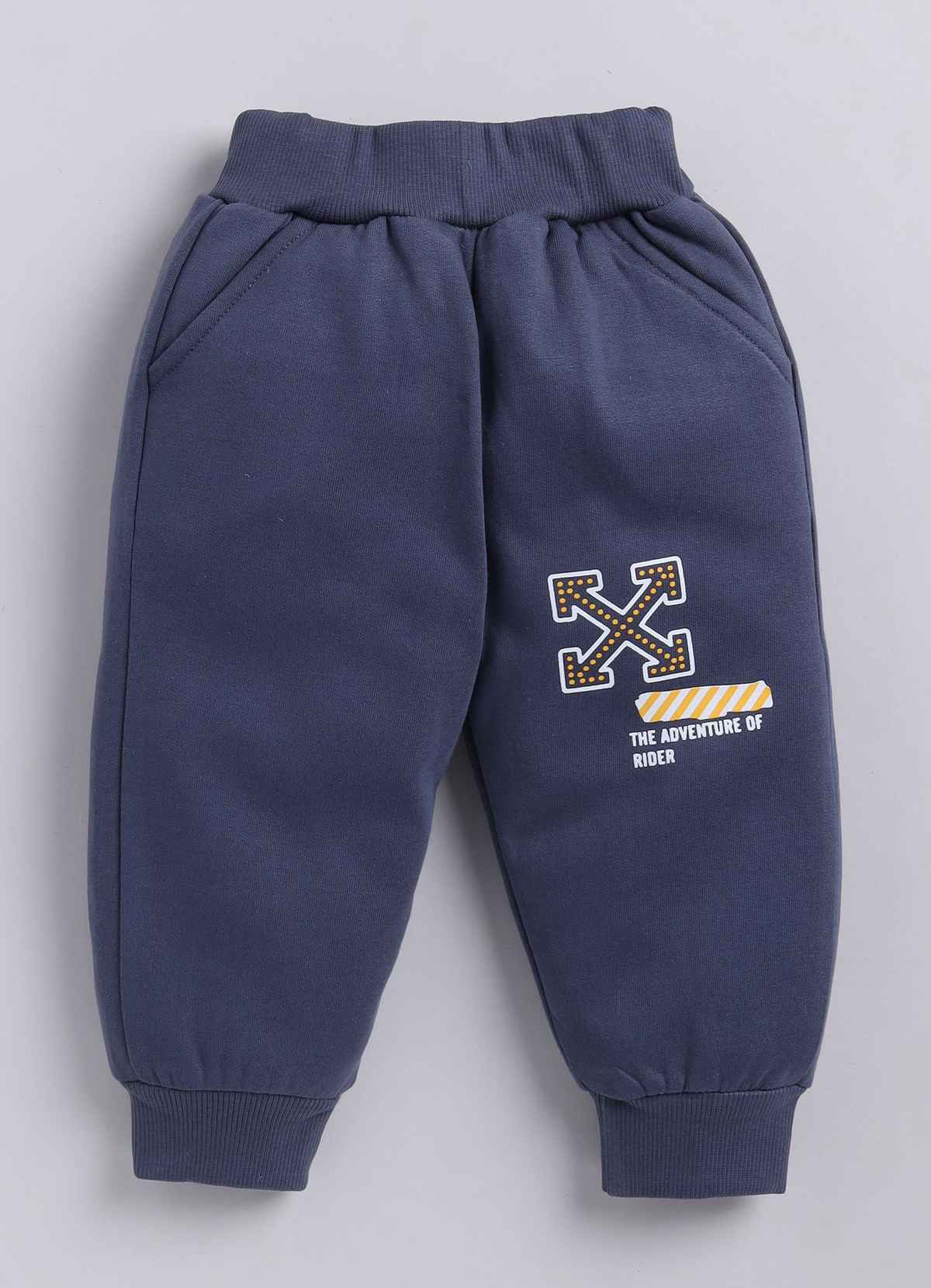 Mars Infiniti Boys Winter Clothing Set | Hoodie & Track Pant Set | Grey | 5 - 6 Years