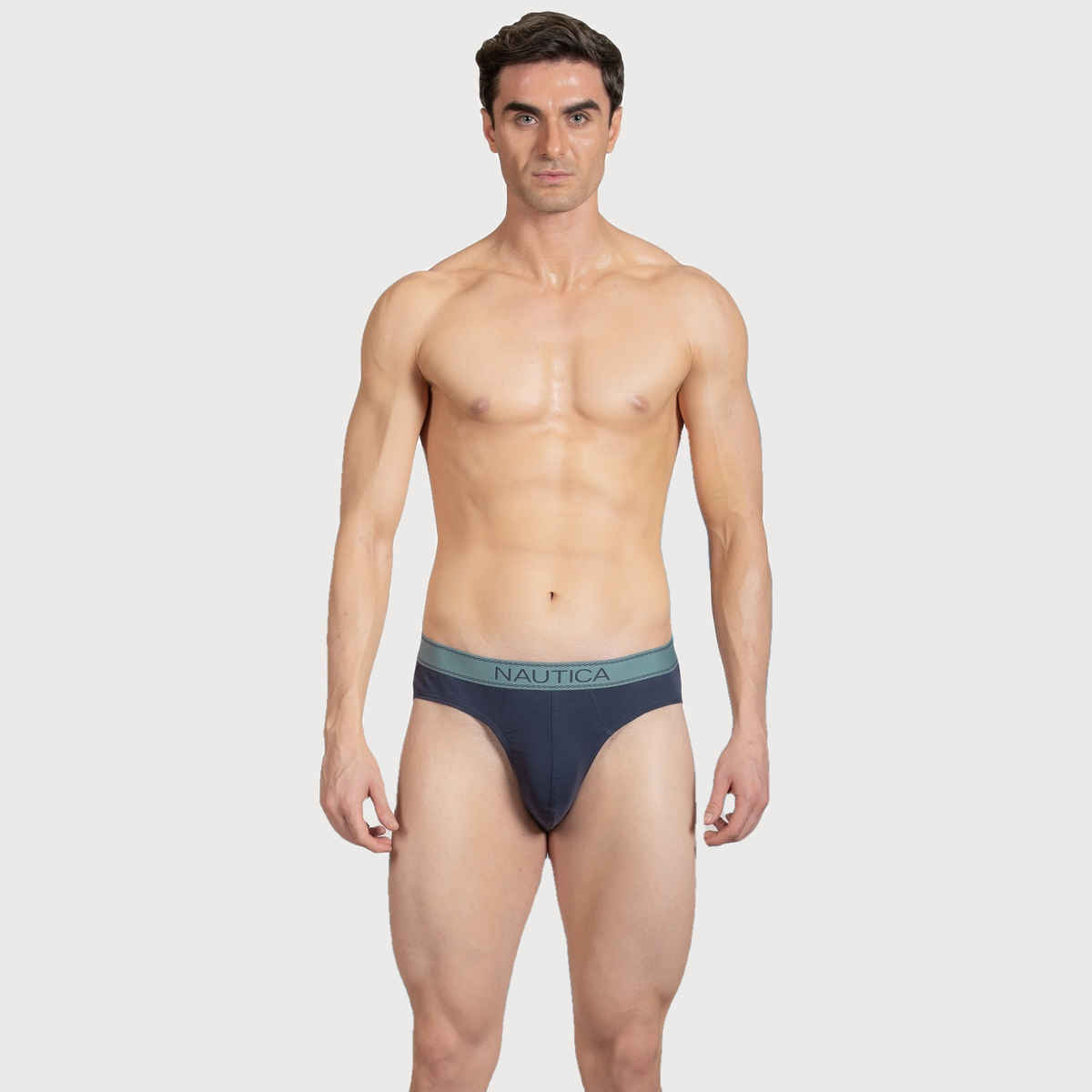 Nautica Men's - 1PP-RBF02 Rib Brief-05-S PBLU | Blue - M