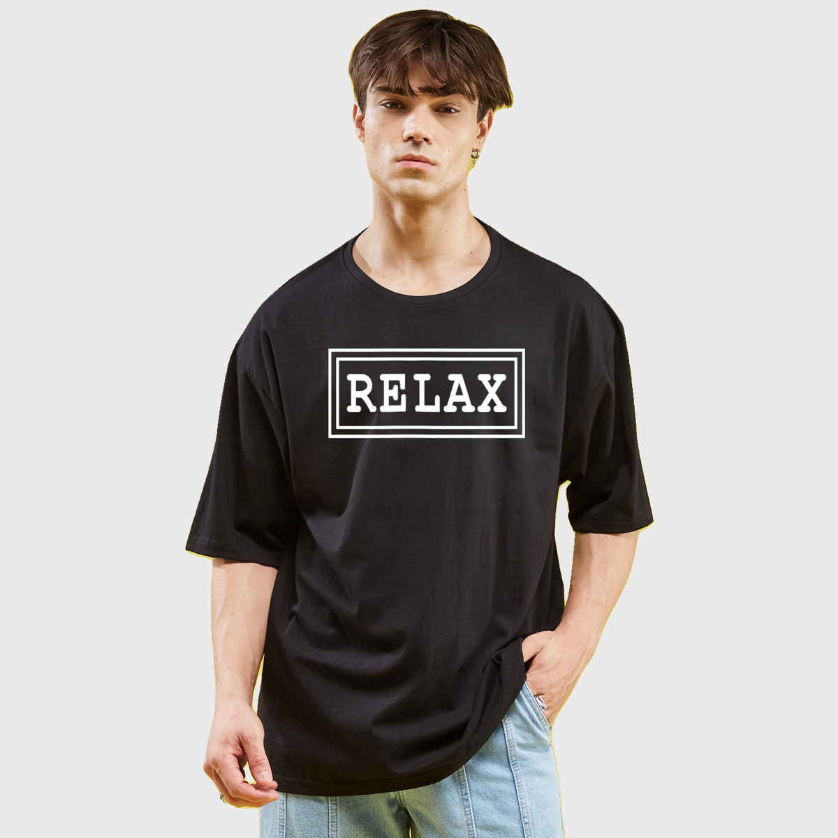 Smartees Men's Printed T-shirt | Style No 34 | Black - XL