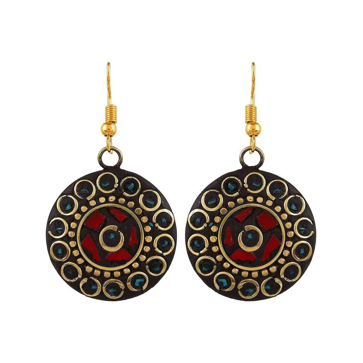 YouBella Stylish Afghani Tribal Jewellery Set For Women - Multicolour