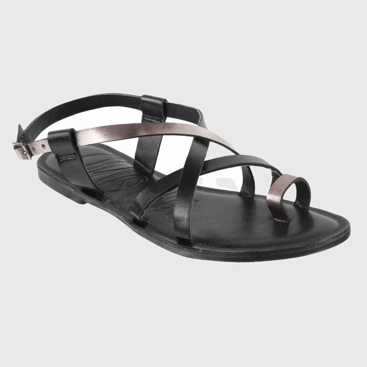 Mochi Women's Black Color Sandals | Size - UK - 4 (33-1057)