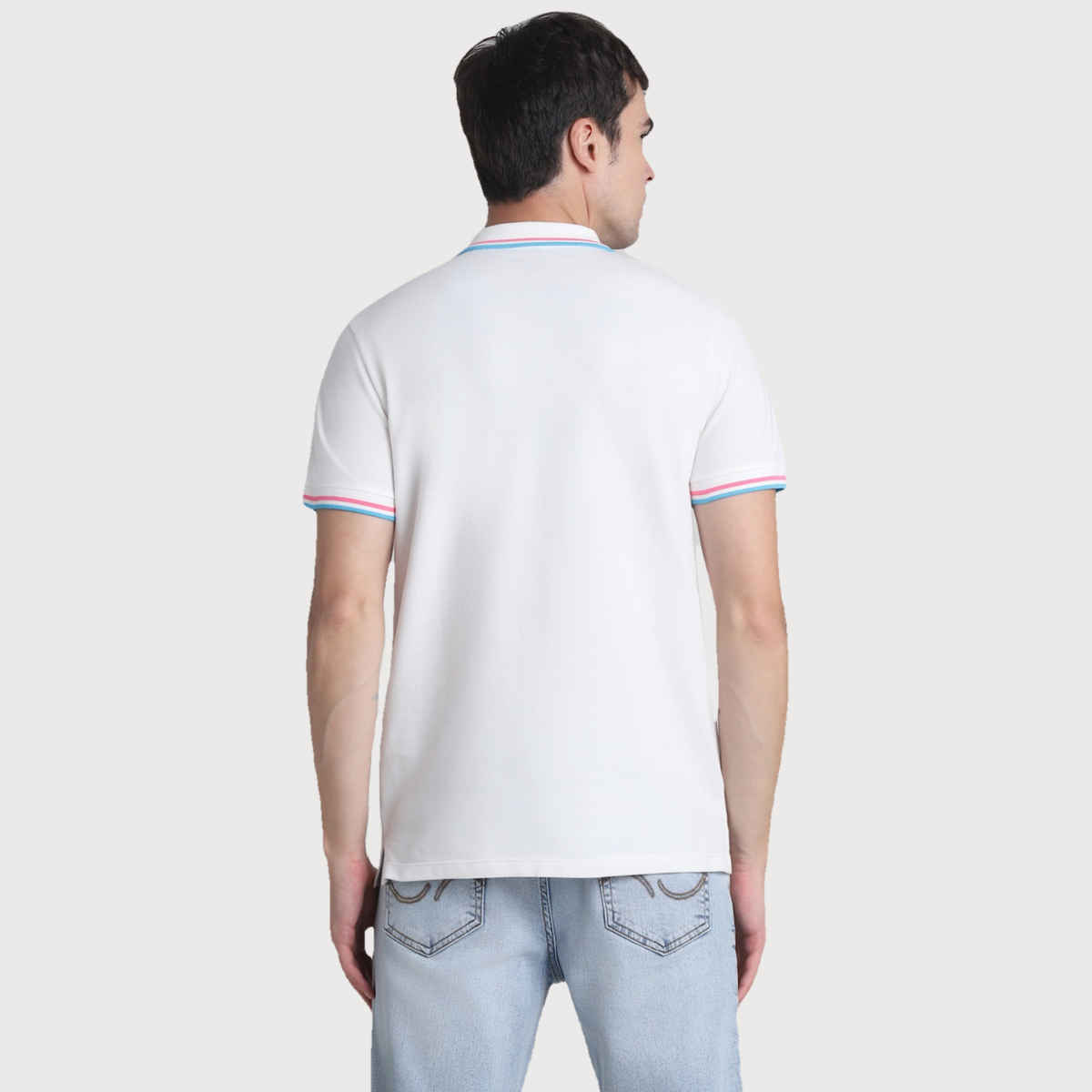 Jack & Jones Men's Slim Fit Polo | White - M