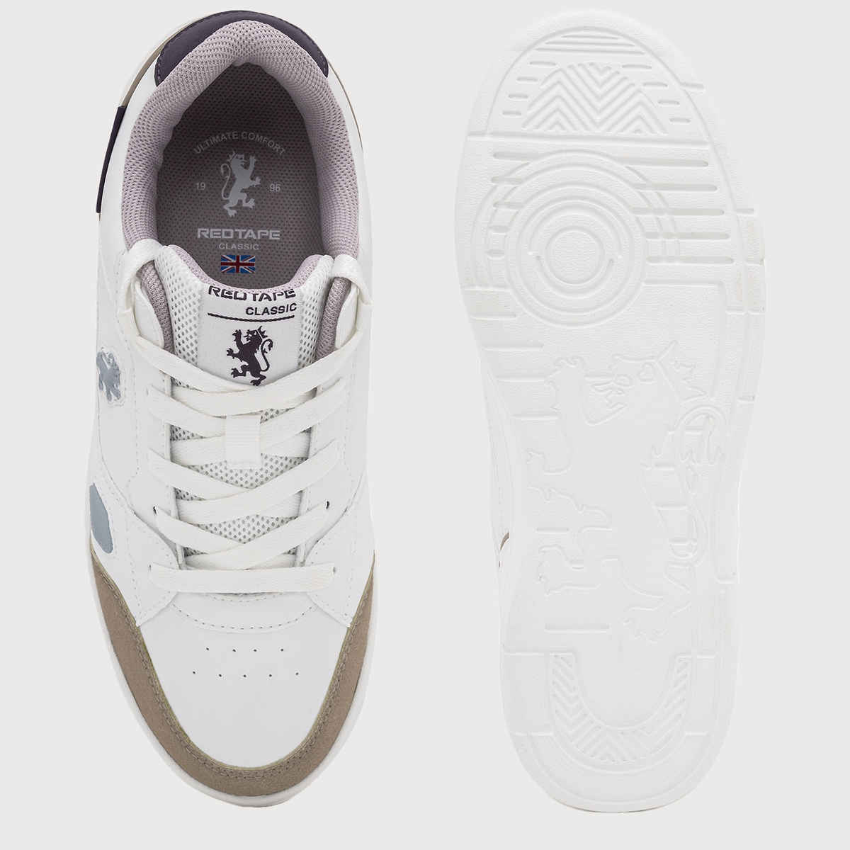 Red Tape Women's Casual Sneaker Shoes | Classic Rounded Toe & Pampering Cushioned | White - UK 5