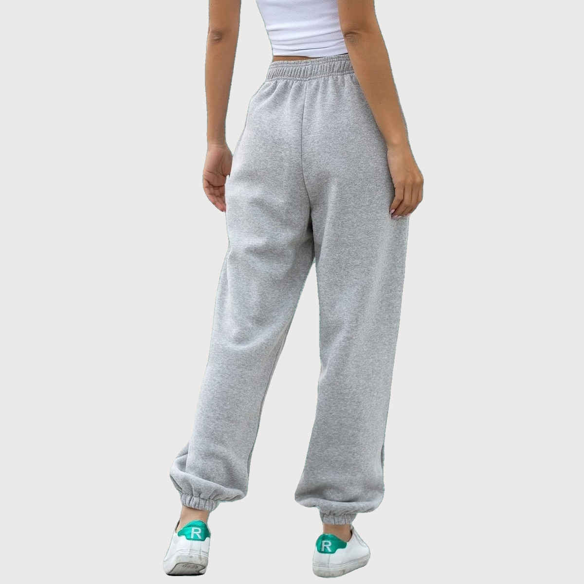 Q-rious Women's Cozyflex Joggers | Plaz-CARGO-2c | Black & Grey - 32