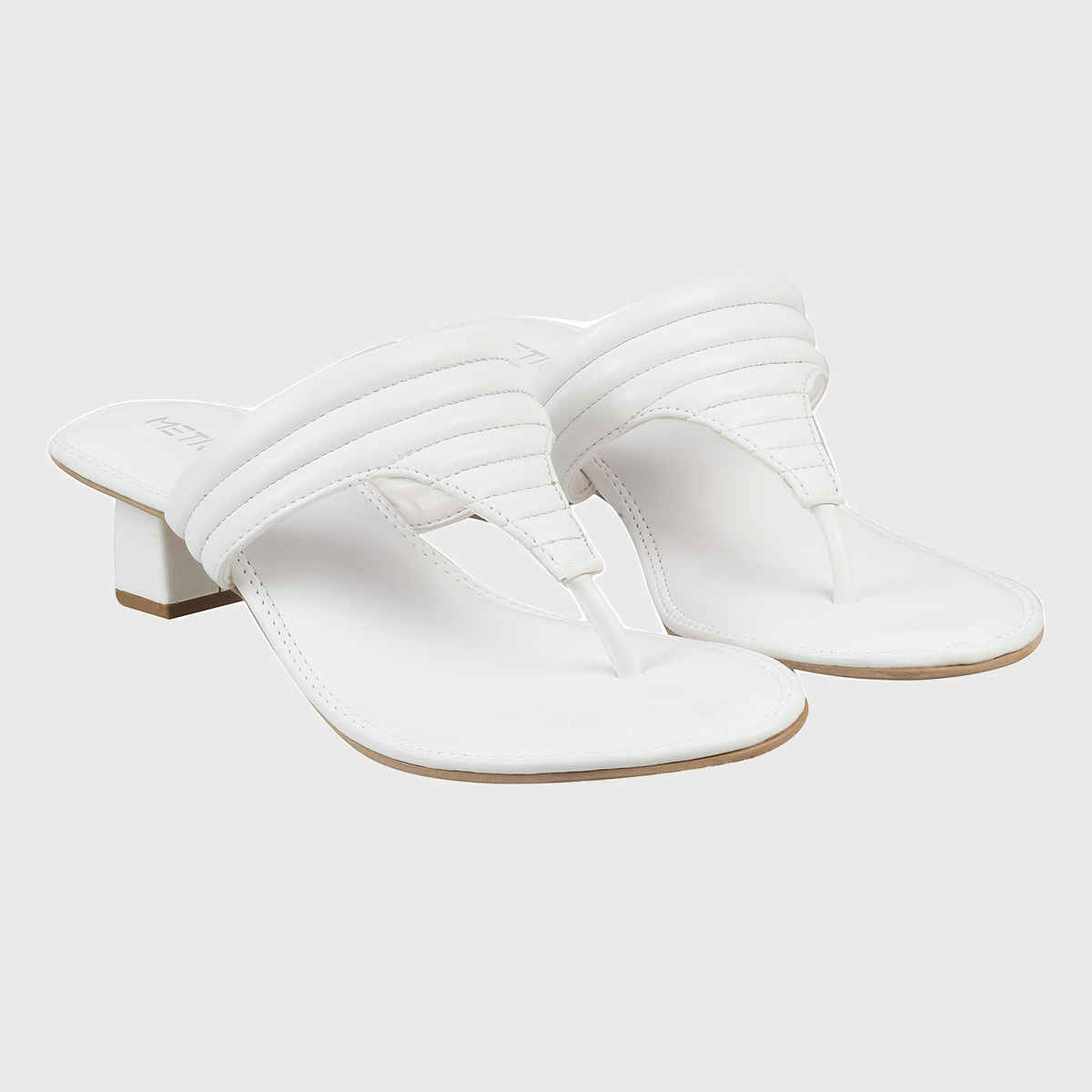 Metro Women's White Color Slip Ons | Size - UK - 5 (40-2460)