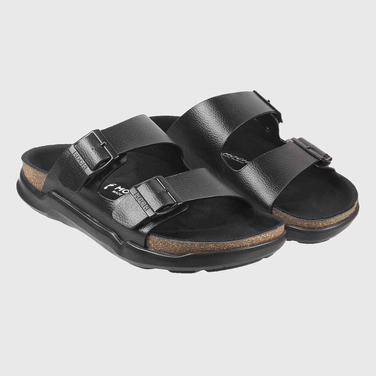 Mochi Men Black Color Slip On Ethnic | Size UK 7 | 16-754