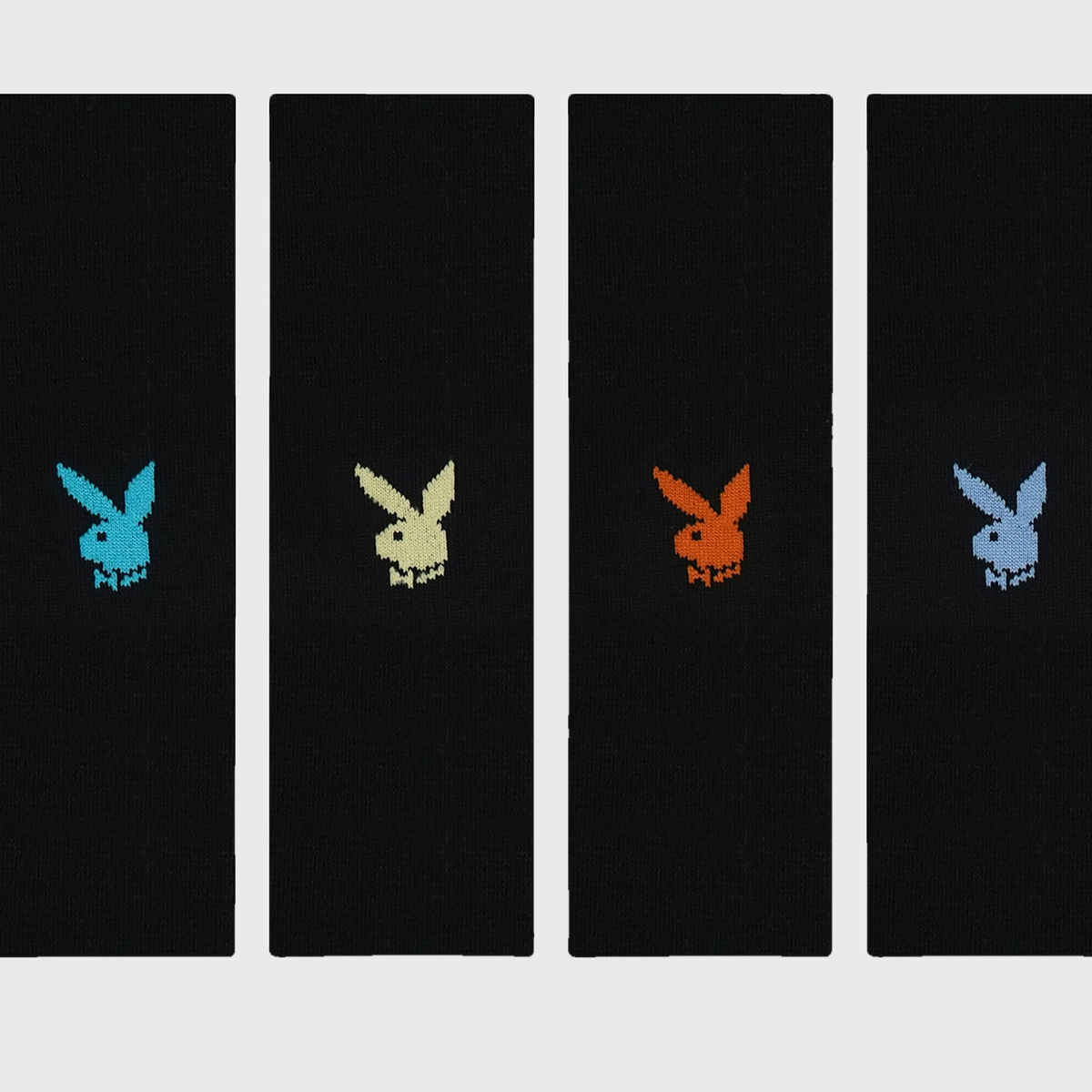 SocksXpress by Balenzia Men's Playboy Formal Crew Socks | Black Crew Socks