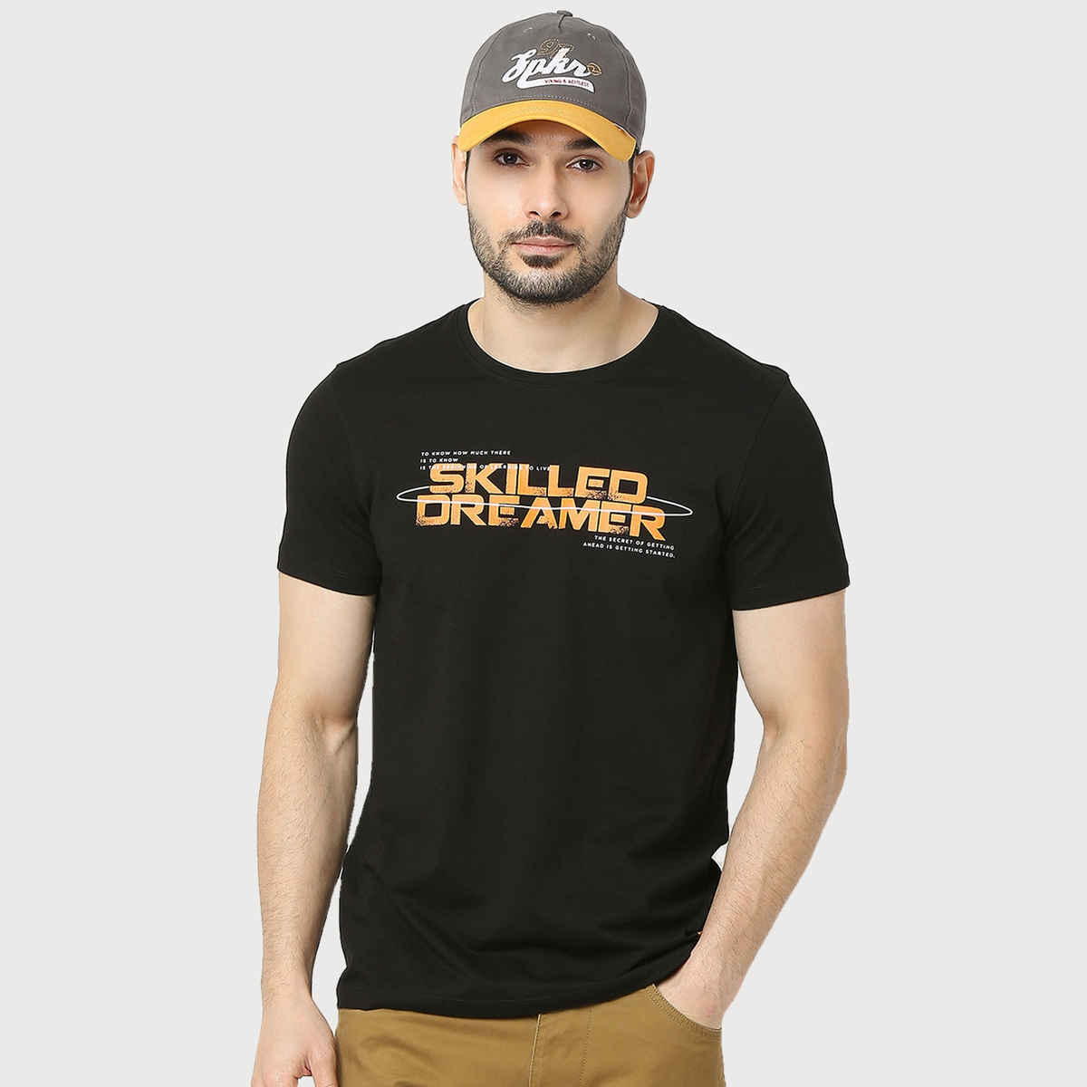 Spykar Grey Caps for Men's | MACAPAS014