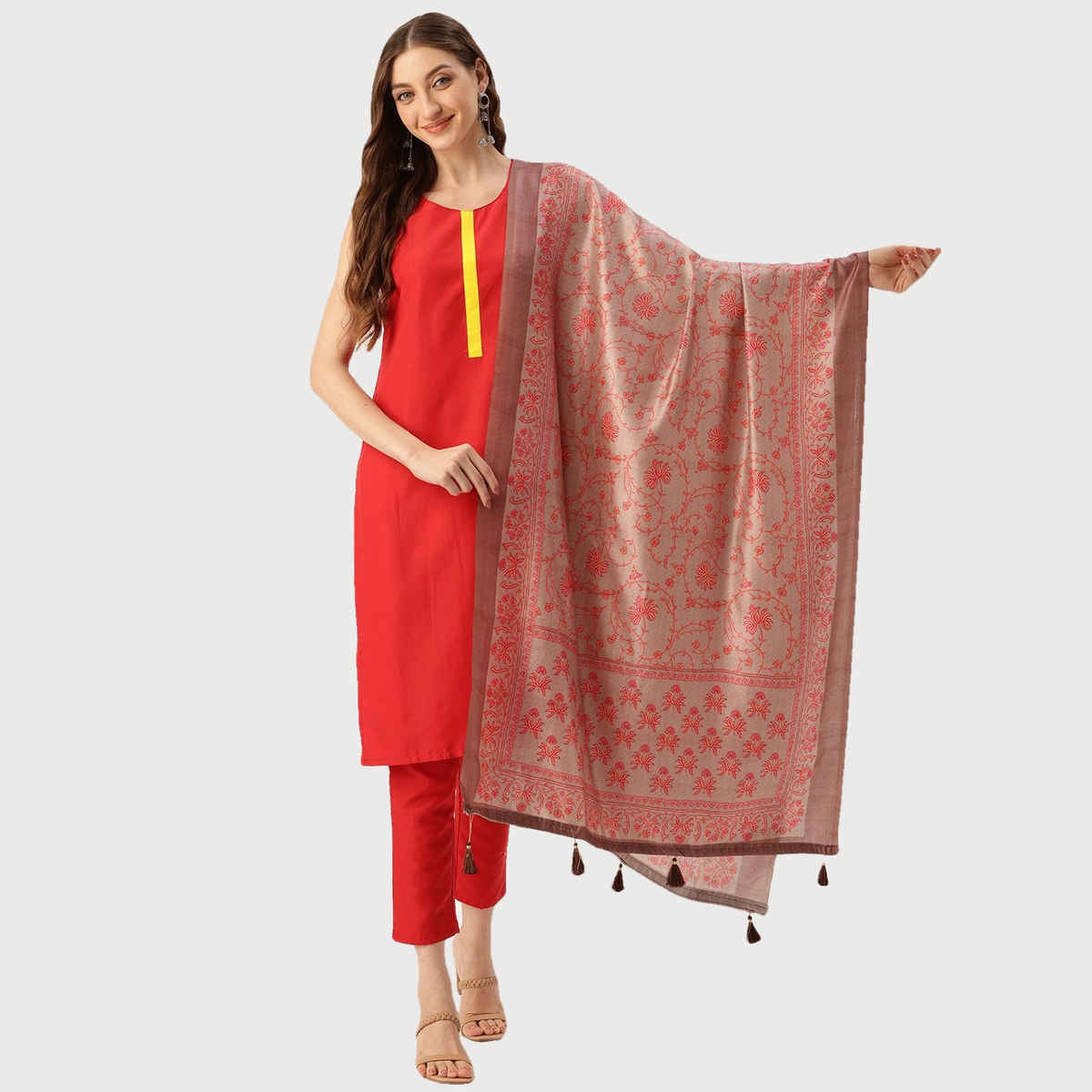 Ishin Multi Color Cotton Dupatta | 1019