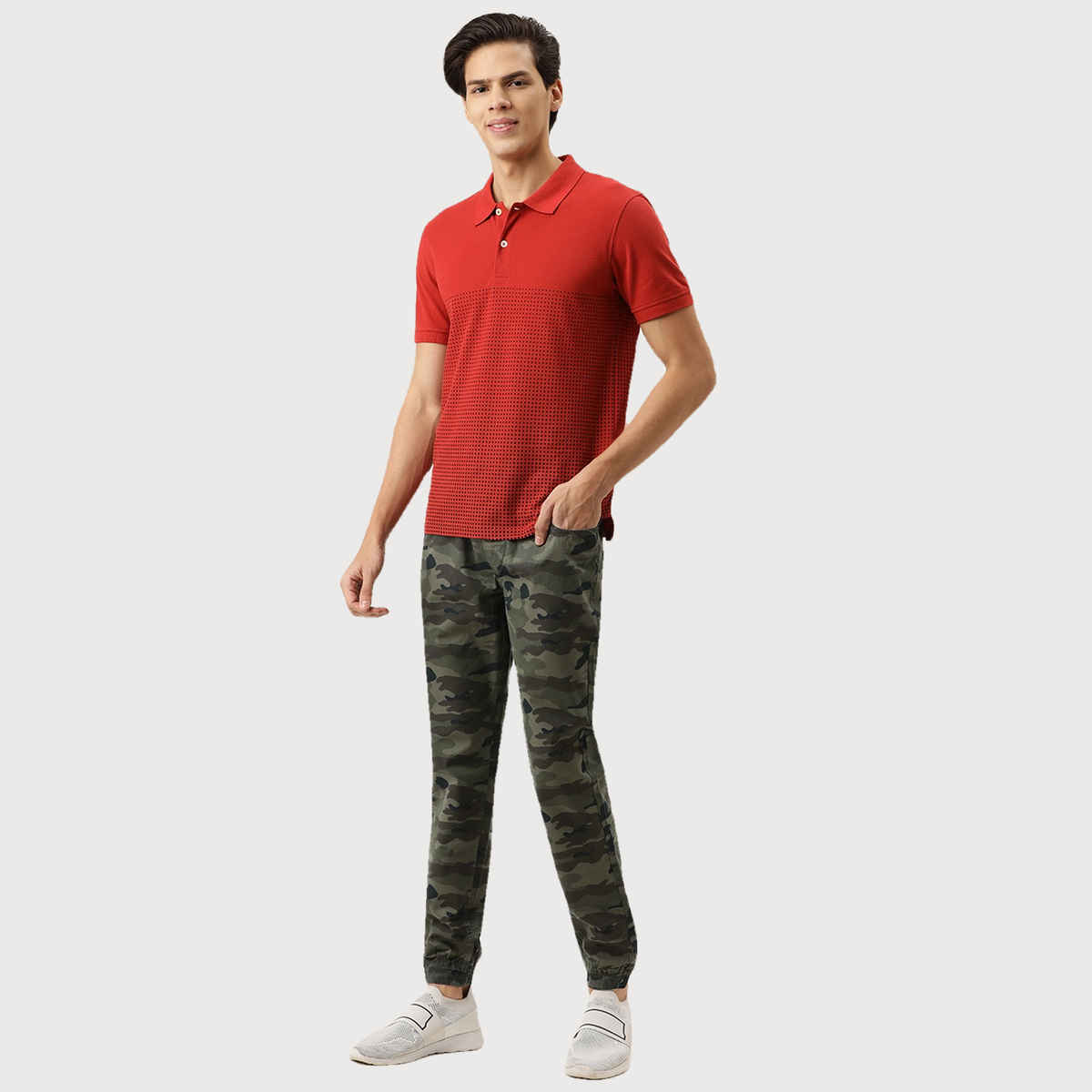 IVOC Men's Slim Fit Camo Print Casual Jogger | 28