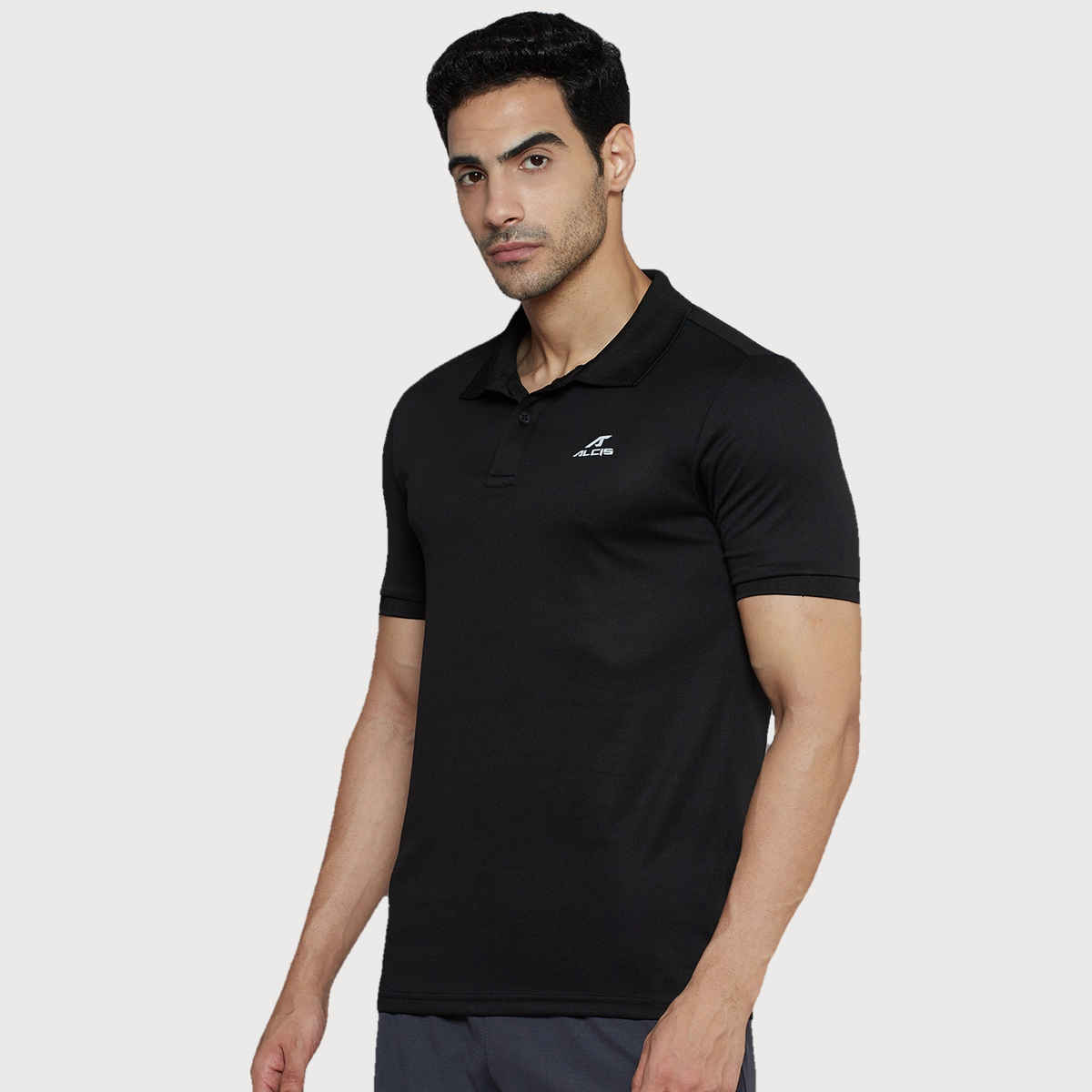 Alcis Men's Wonder Polo | Black | XXL