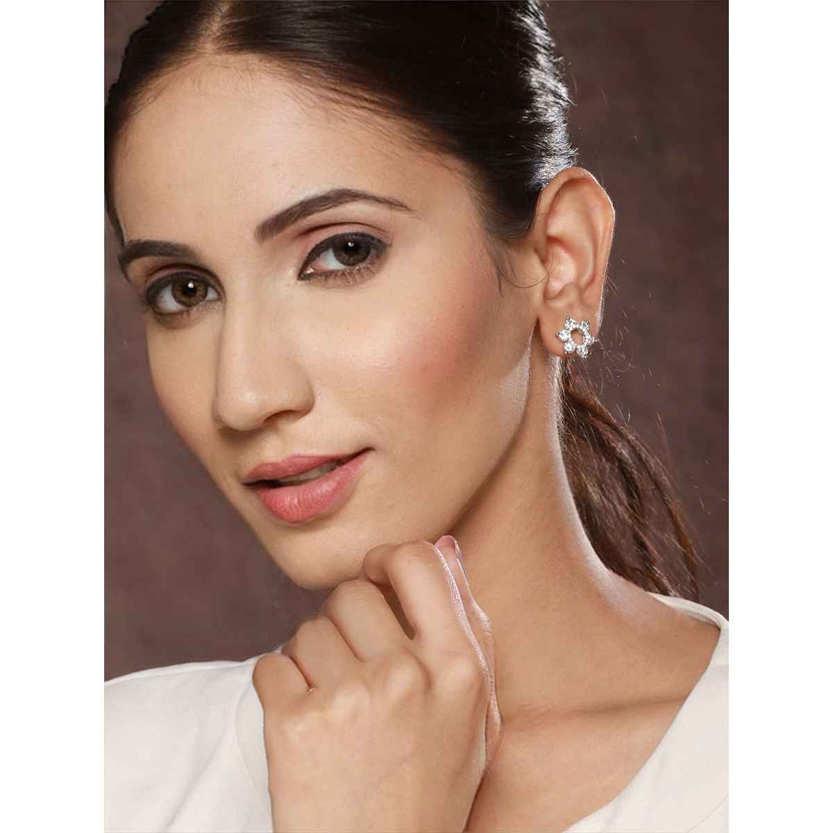 Priyaasi Silver Plated Earrings-Set