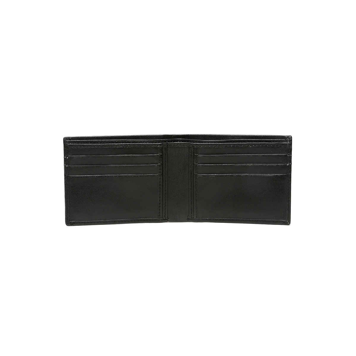 Teakwood Men's Solid Genuine Leather Wallet | Black - One Size