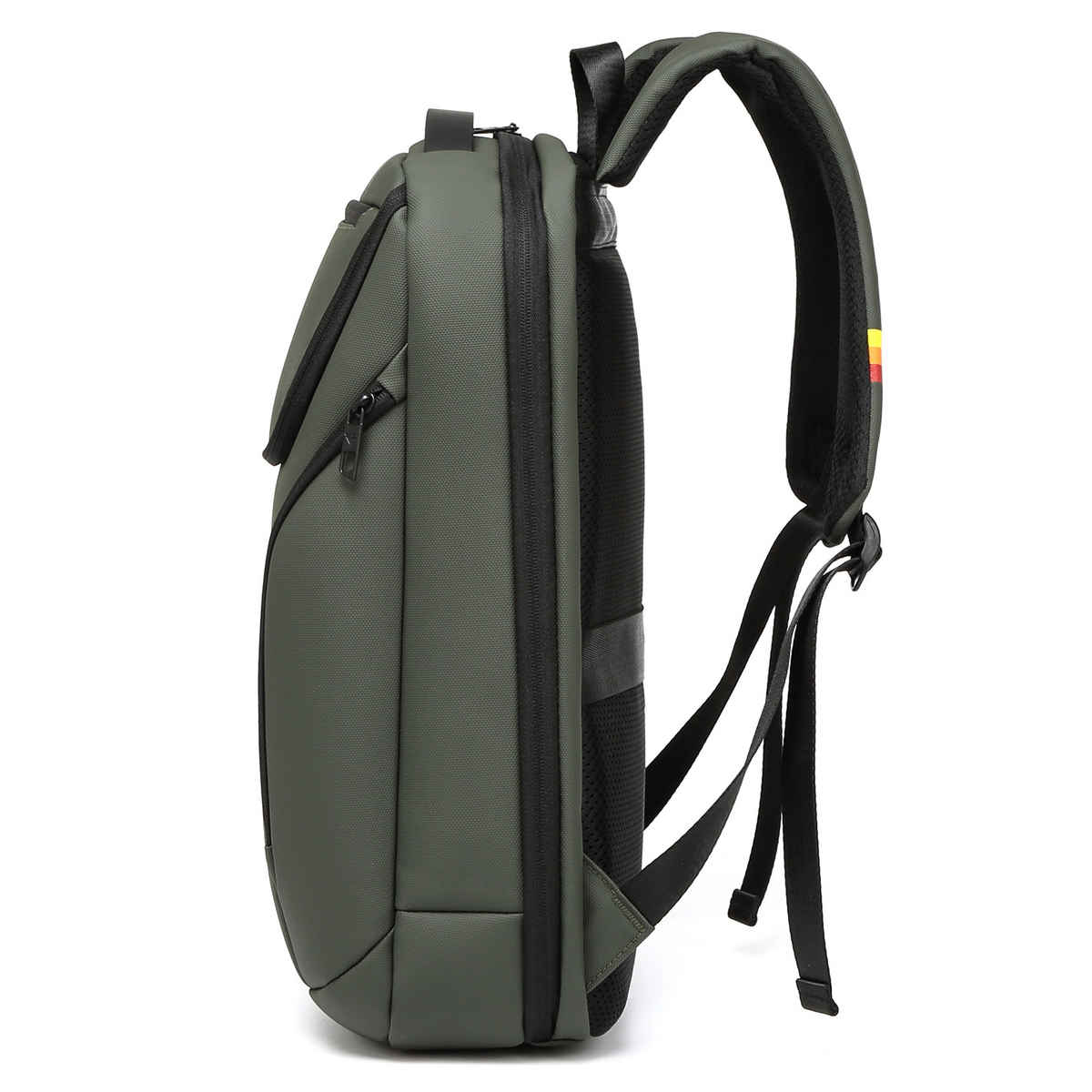 Fur Jaden Unisex Solid PU 25 L Anti Theft Backpack | Green