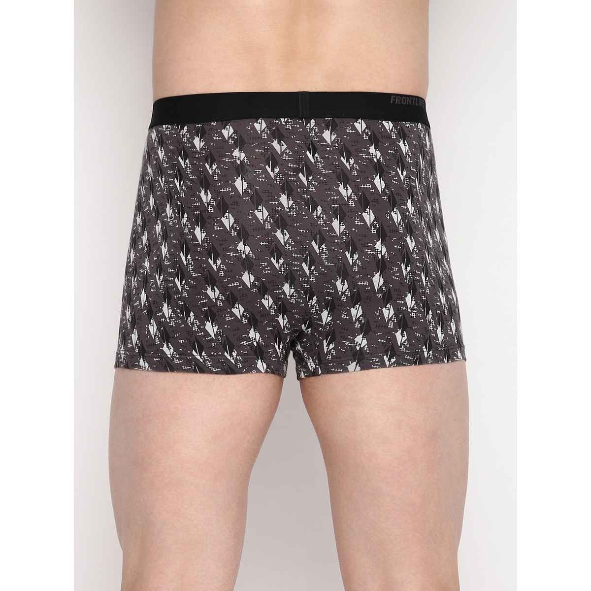 Rupa Colors Men's Front Open Printed Mini Trunk | Style 104 | | Assorted - 95 cm