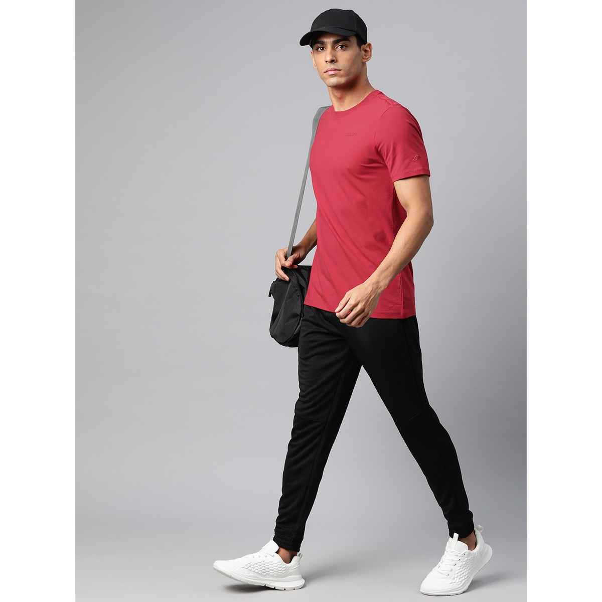 Alcis Men's Cotton Lycra Tee | Red | S