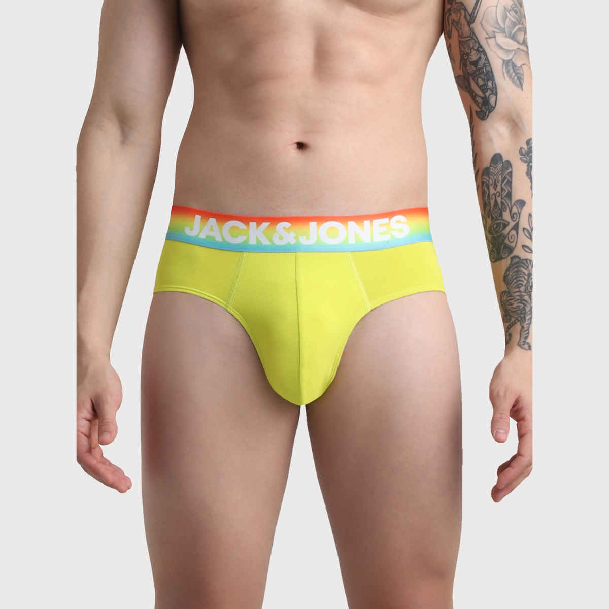 JACK & JONES Men's Kicker Brief | Sulphur Spring - XL
