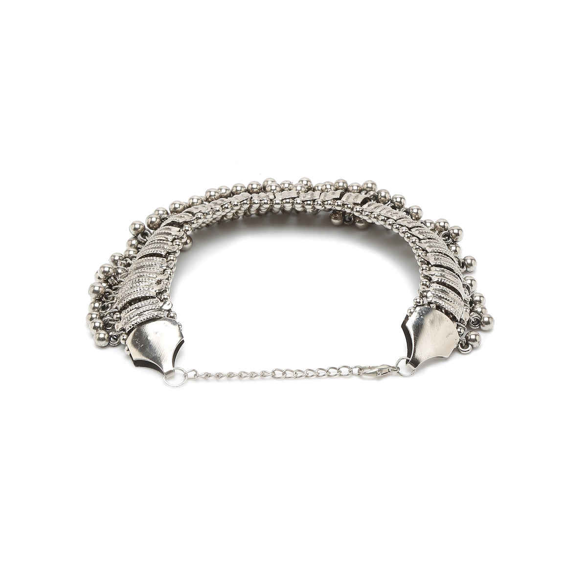 Youbella Jewellery German Tribal Stylish Handmade Anklets For Girls And Women (Silver)(Ybank - 60027)