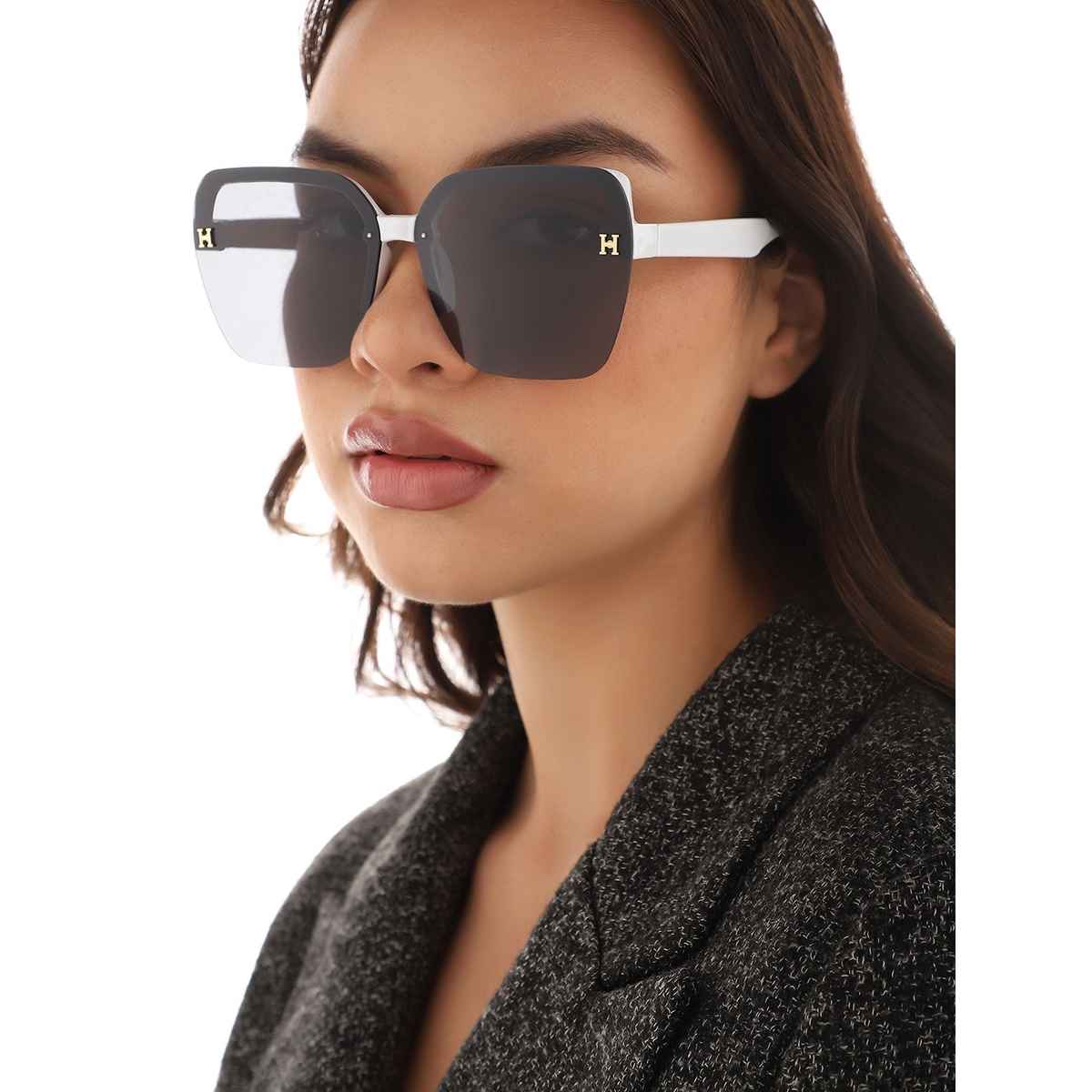 Haute Sauce Women's Polycarbonate Sunglasses | Black - One Size
