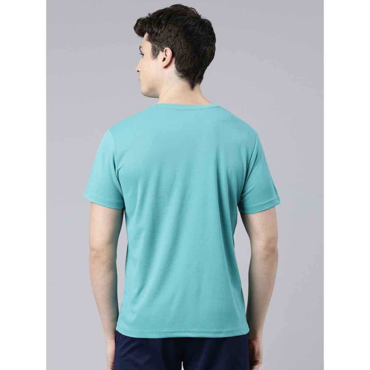 Pepe Jeans Mens Baltic Blue Dry Fit T-Shirt - Pack of 1 (M) Comfort Fit, Soft Fabric, Breathable