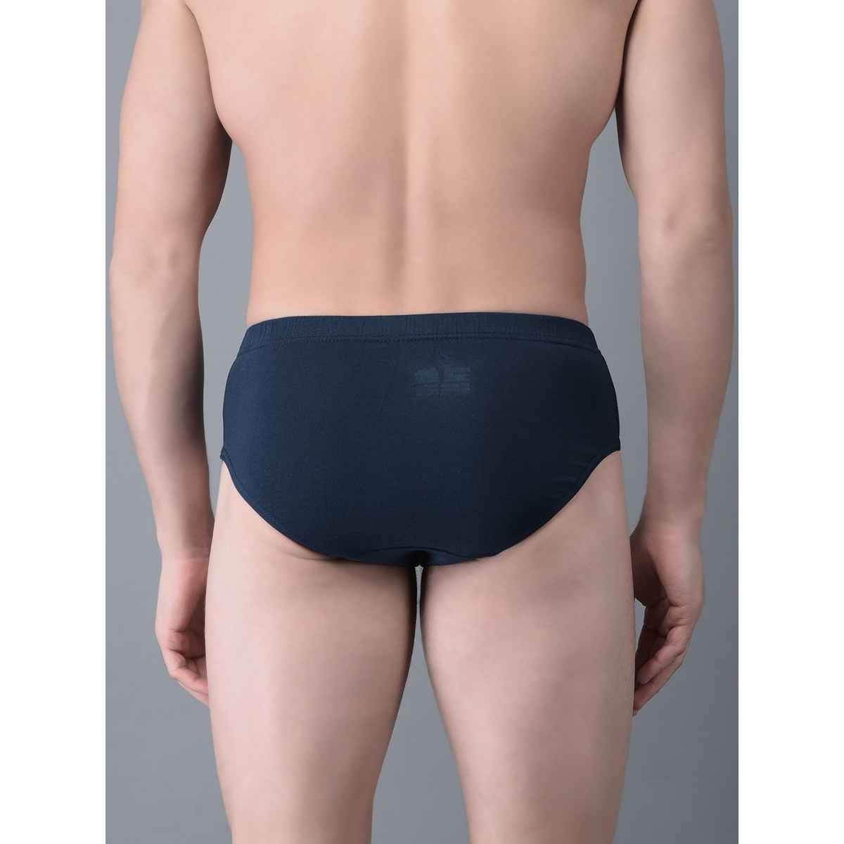 Dollar Bigboss Men's Solid Brief With Anti-Microbial Odour Control | Pack Of 2 - Assorted - XXL