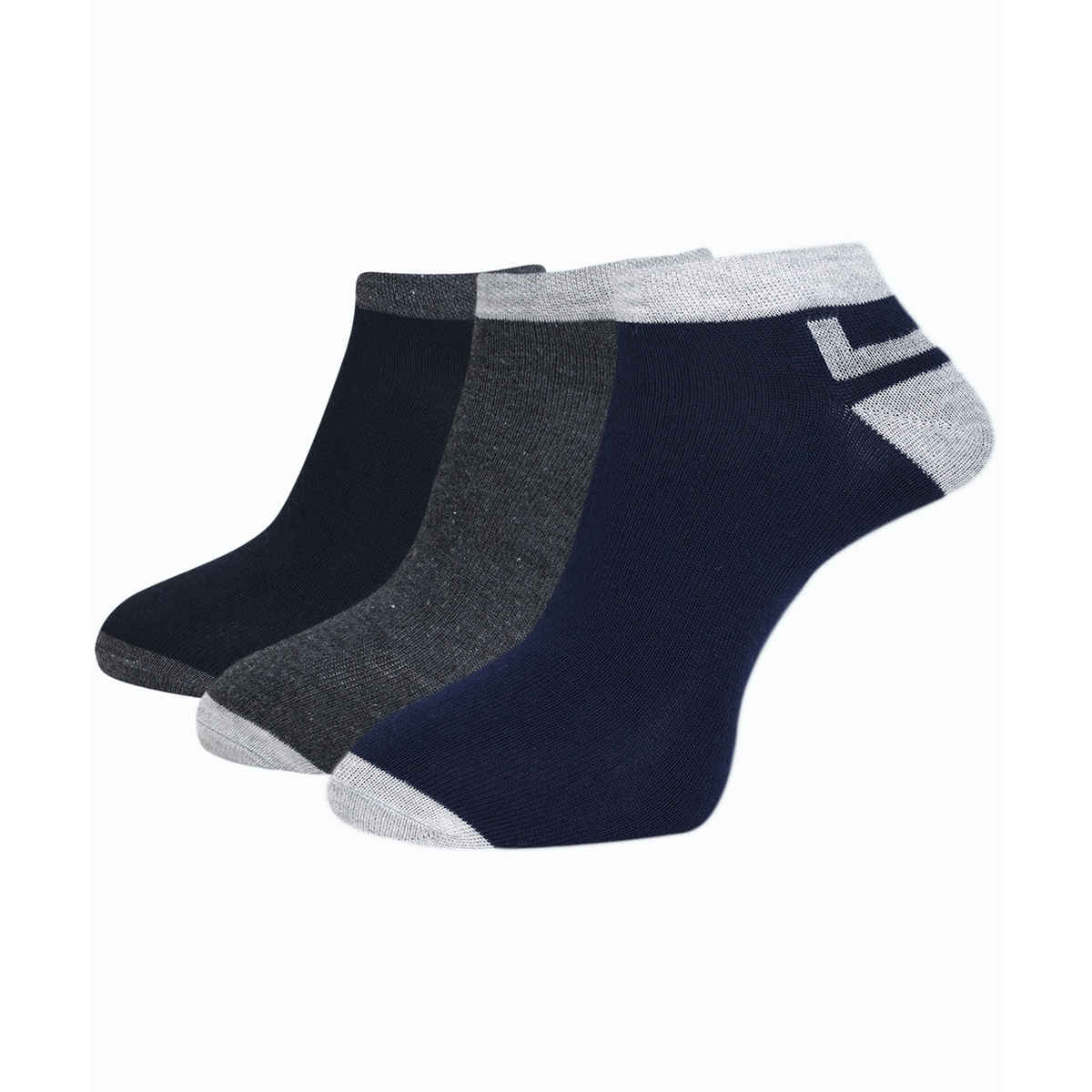 Dollar Men's Cotton Blend Ankle Length Socks | Assorted - Free Size