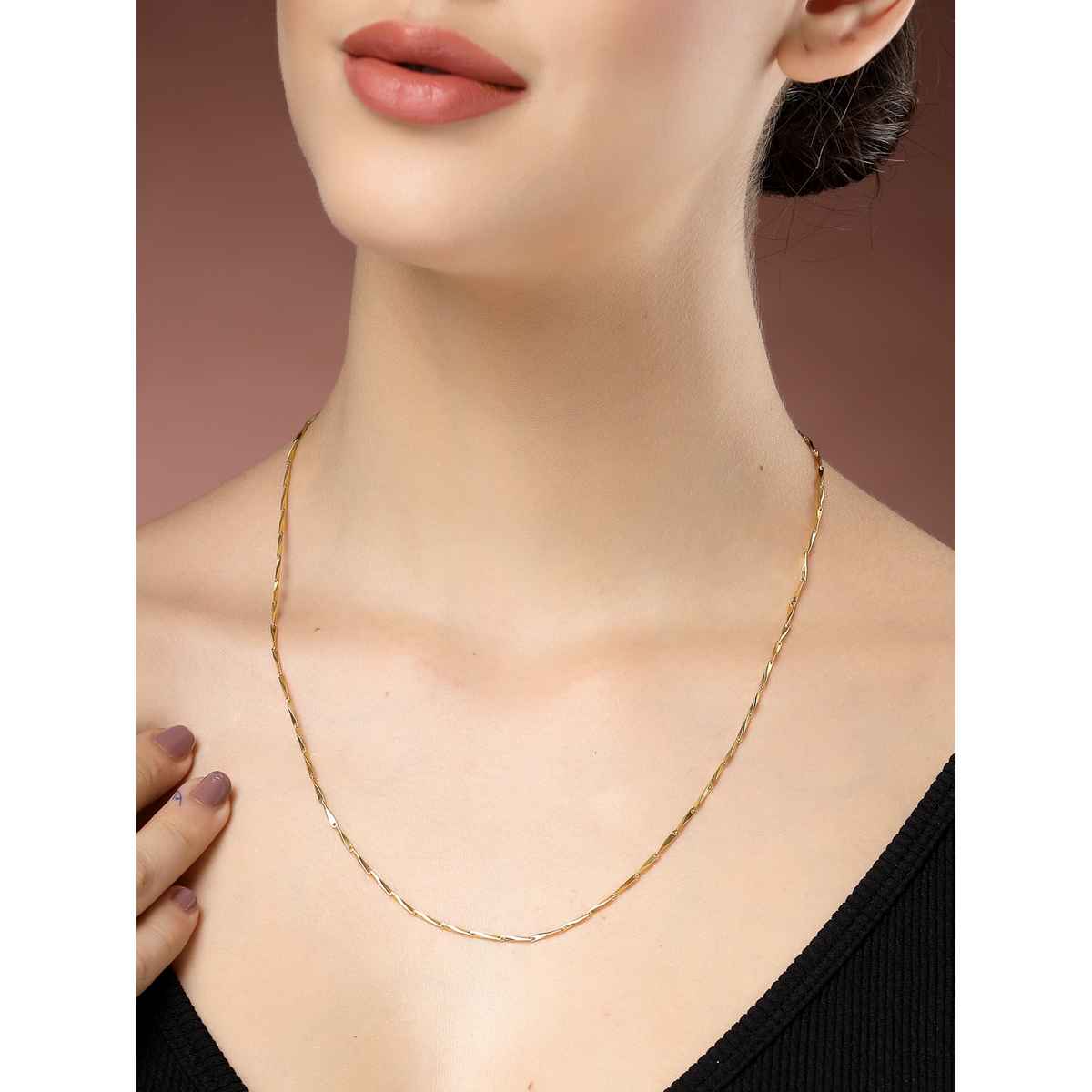 NVR Women's Gold - Plated Minimal Chain | NVR2706