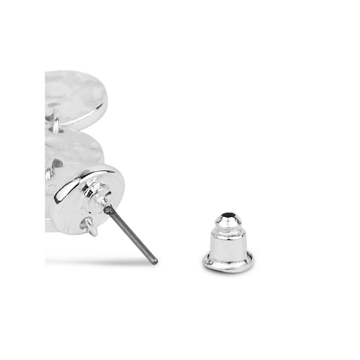 Accessorize London Women's Crystal Set Of 3 Simple Hoop Earring - Silver