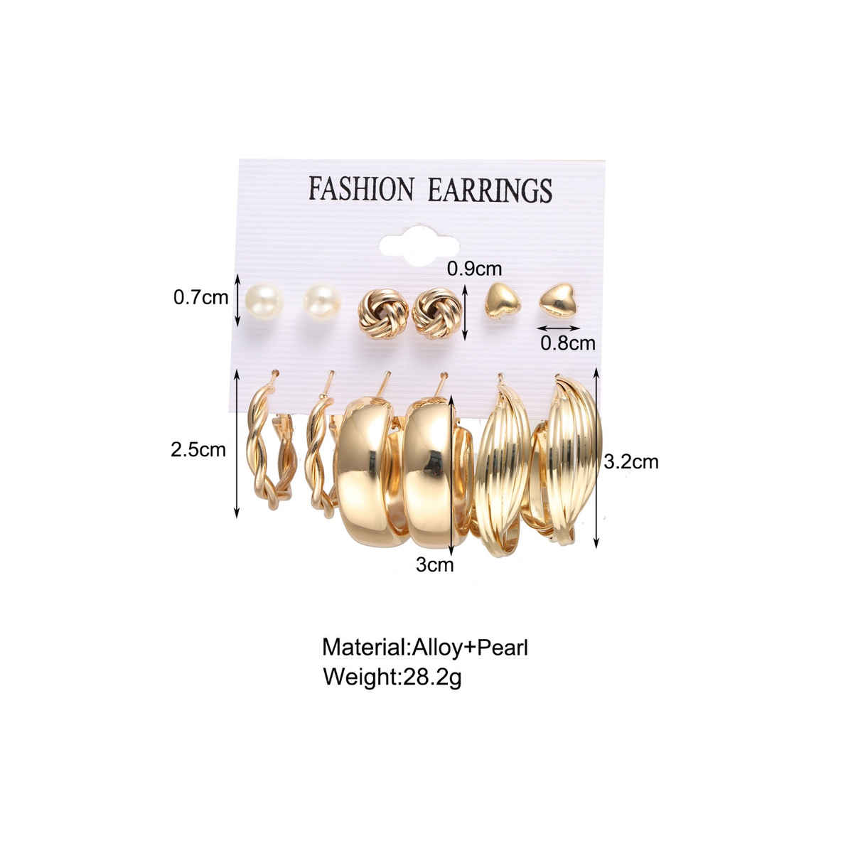 YouBella Jewellery Celebrity Inspired Gold Plated Earrings Combo for Girls and Women (YBEAR - 32934)