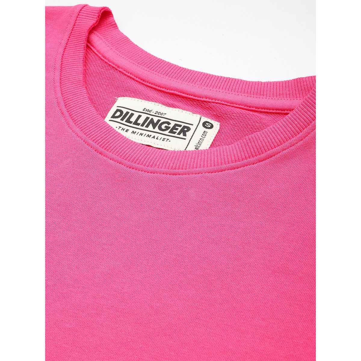 Dillinger Women's Boxy Fit Regular T-shirt | WMNCR639FSR | Rose - L
