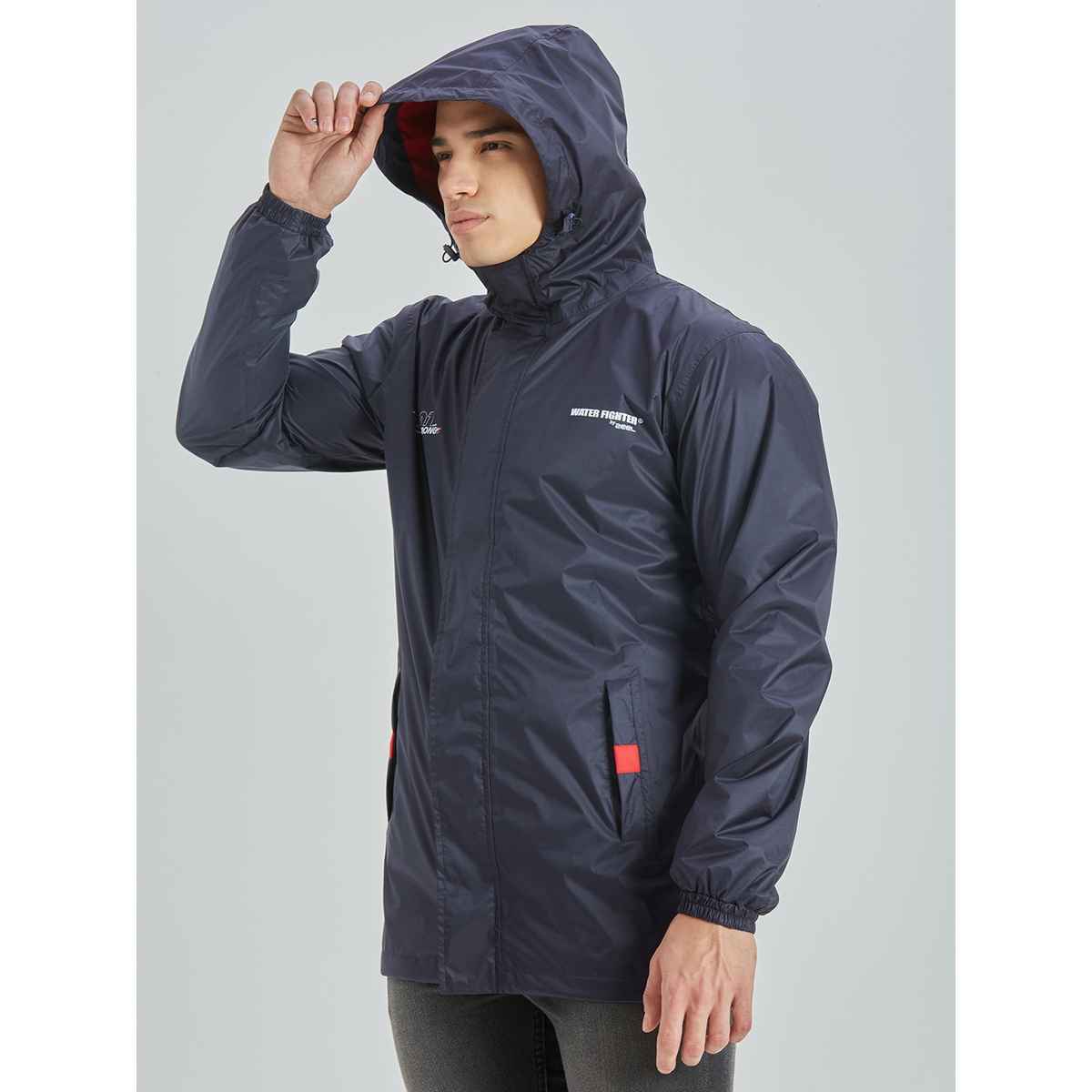 Zeel Rain Knight Men's Waterproof Jacket MQJ203|NVYBLU|L