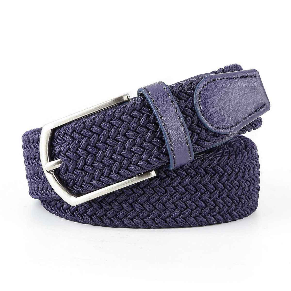Zoro Unisex Woven Fabric Belt | Blue - 40 Inches