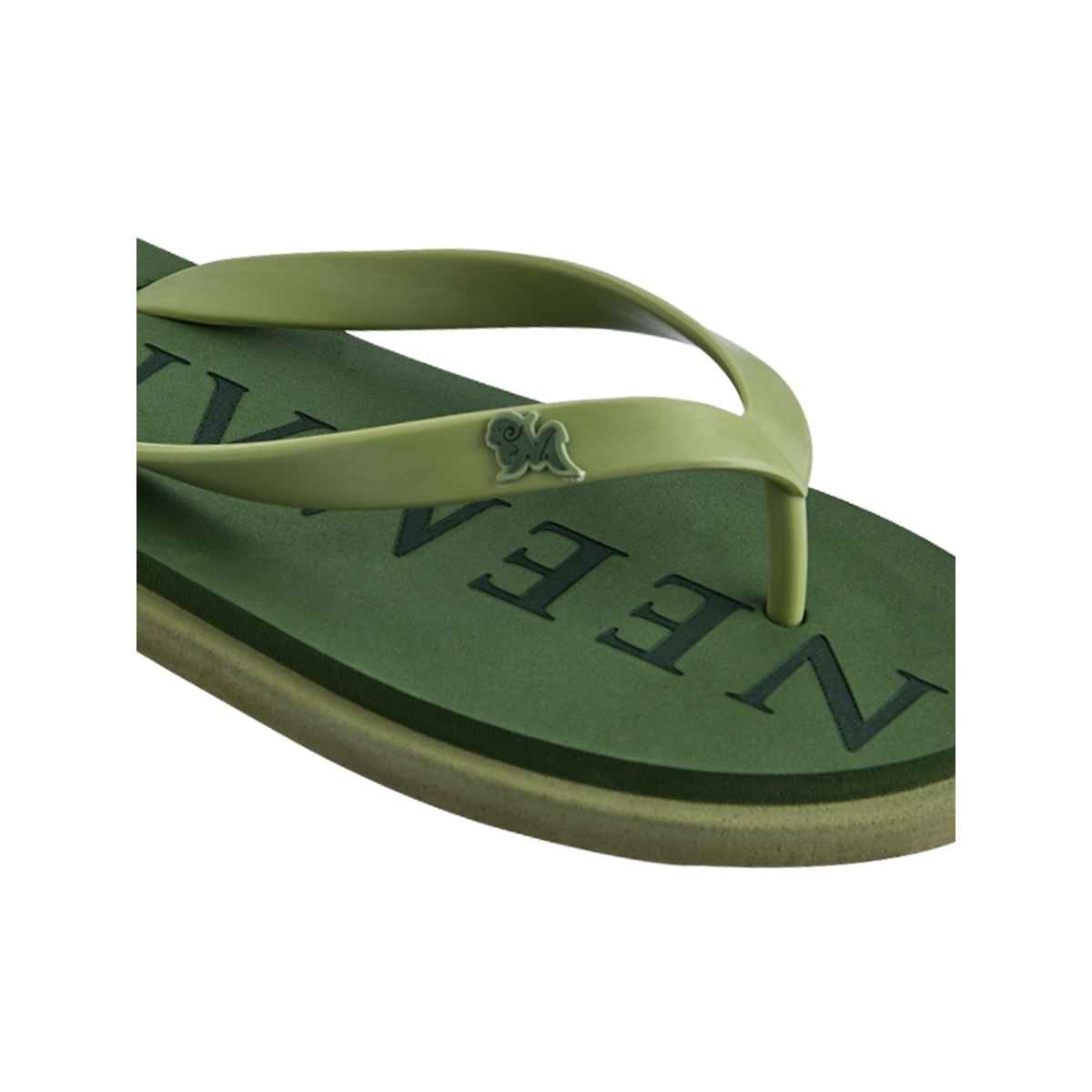 Neemans Unisex Eco Classic Slippers | Green with Light Green - UK 11