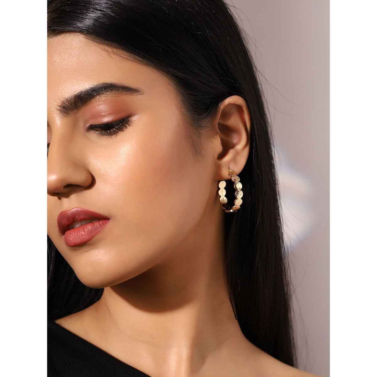 Priyaasi Fashion Gold Earrings-6