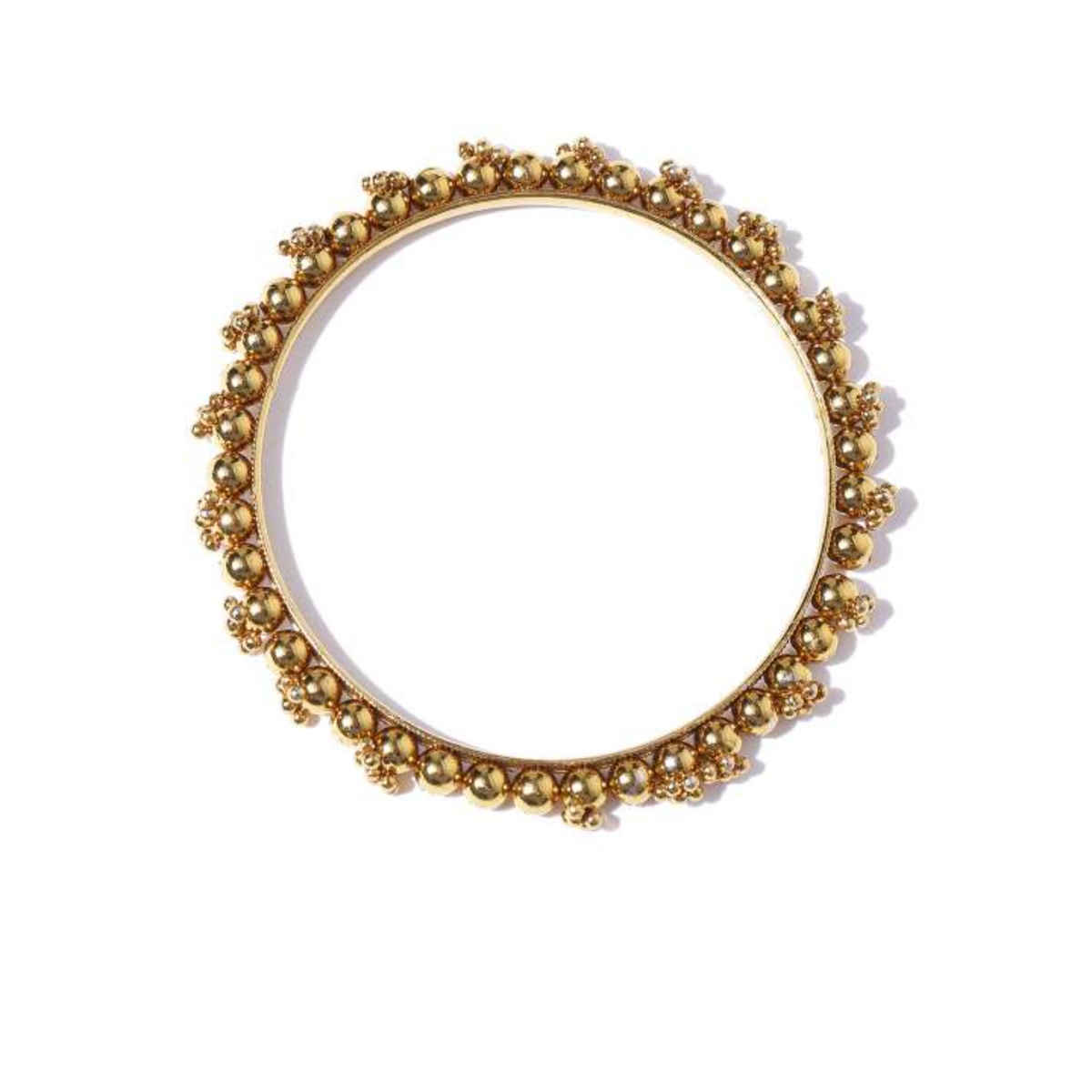 Youbella Stylish Traditional Jewellery Gold Plated Bangle Set For Women (Golden)(Ybbn - 91103 - 2.4)