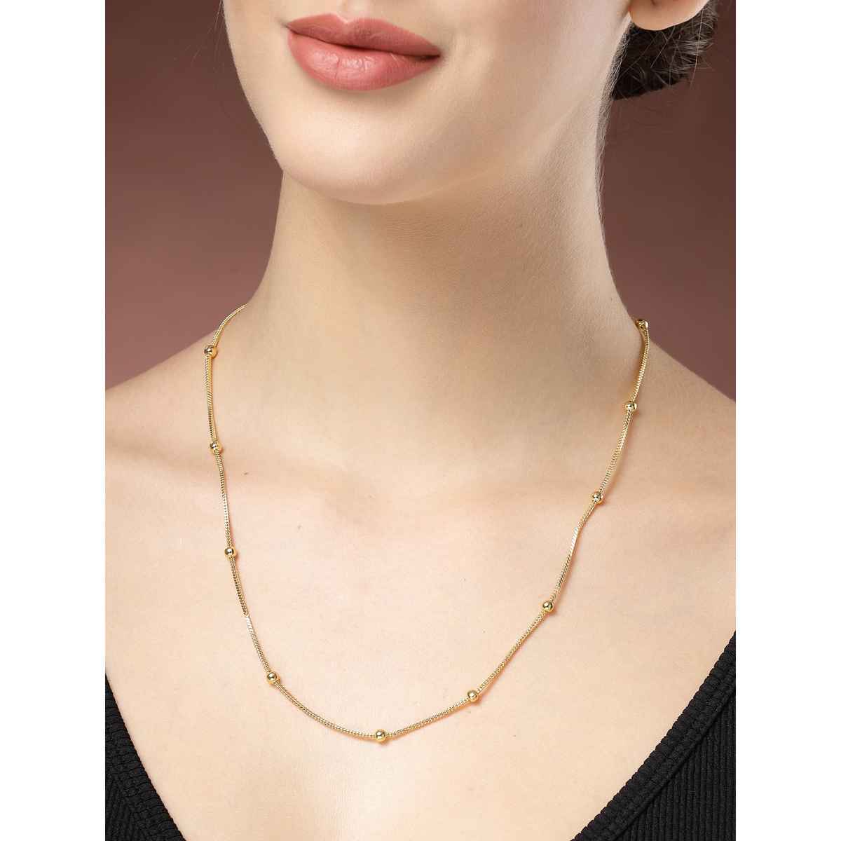 NVR Women's Gold - Plated Minimal Chain | NVR2705