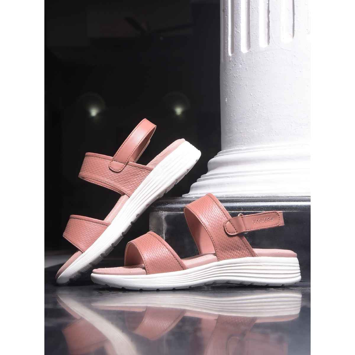 Liberty Healers SOFIA-2E Women Peach Casual Sandals - 37 UK