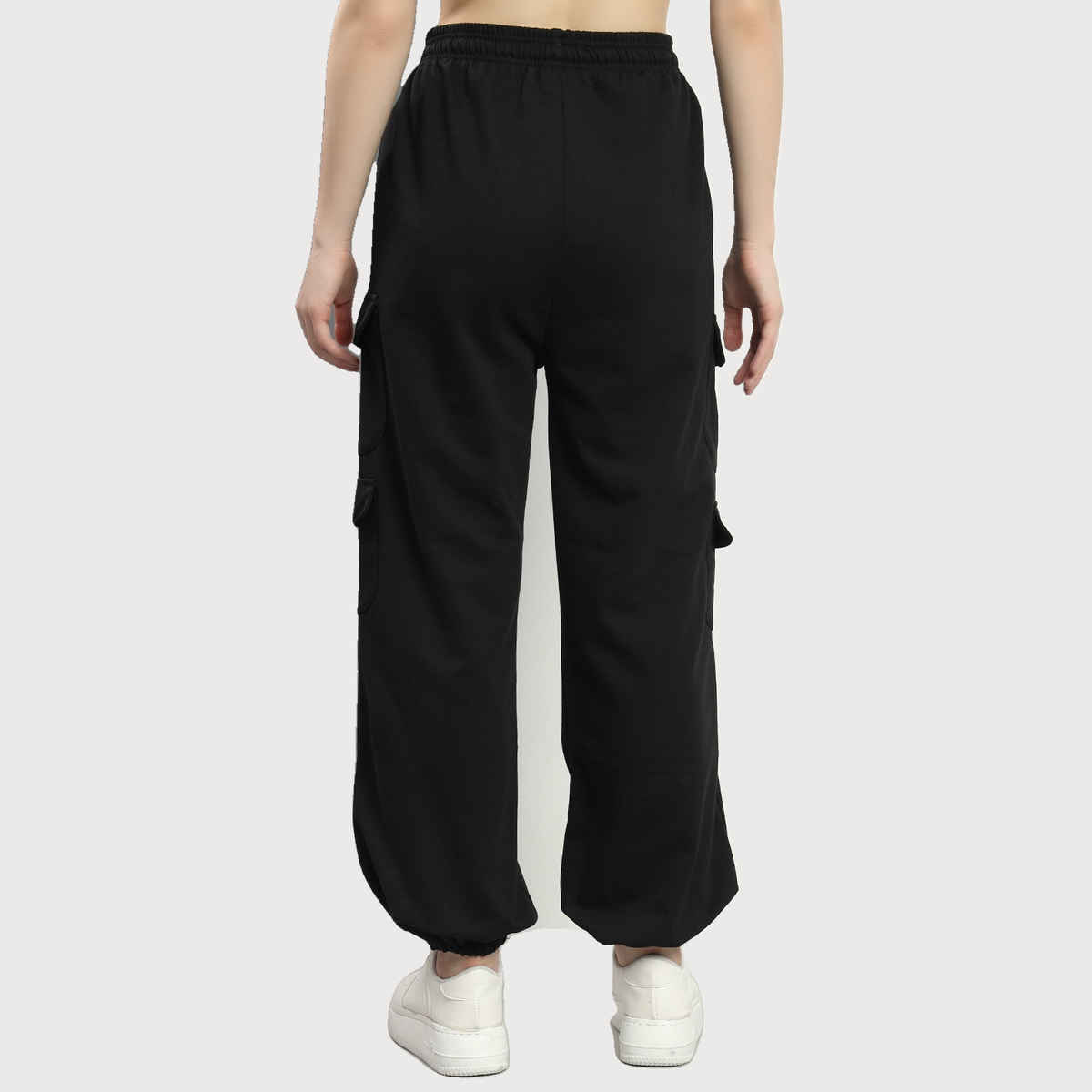 Q-rious Women's AdventureFlex Cargo Joggers | GLJ-CARGO | Black - 30
