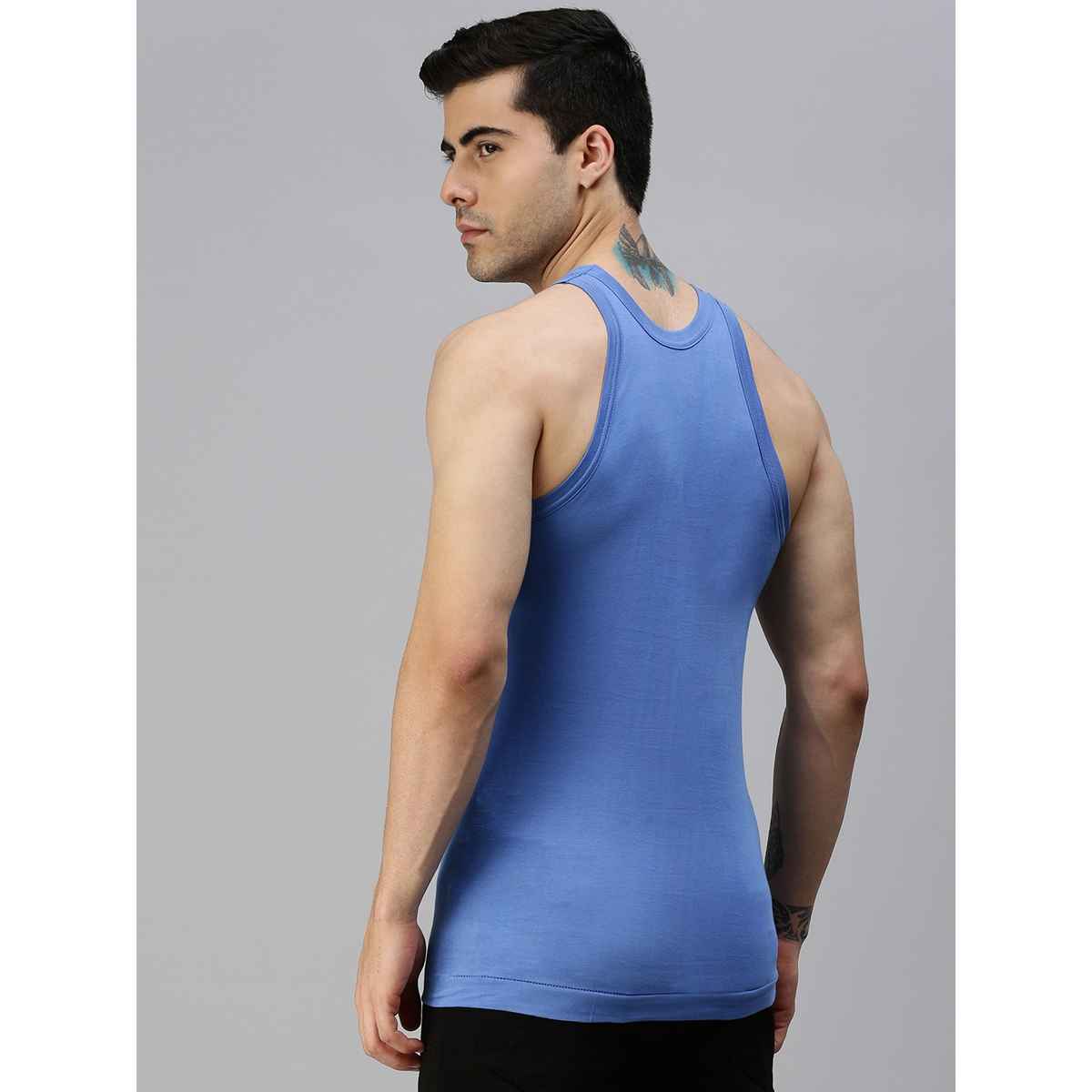 Lux Cozi Men's Colour Cotton Vest | Assorted | 95 - Pack of 3