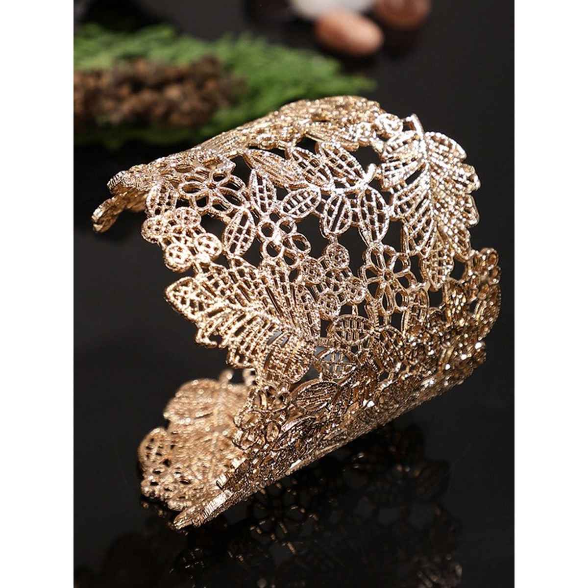 YouBella Fashion Jewellery Celebrity Inspired Cuff Bracelet for Women and Girls (YBBN - 92232)