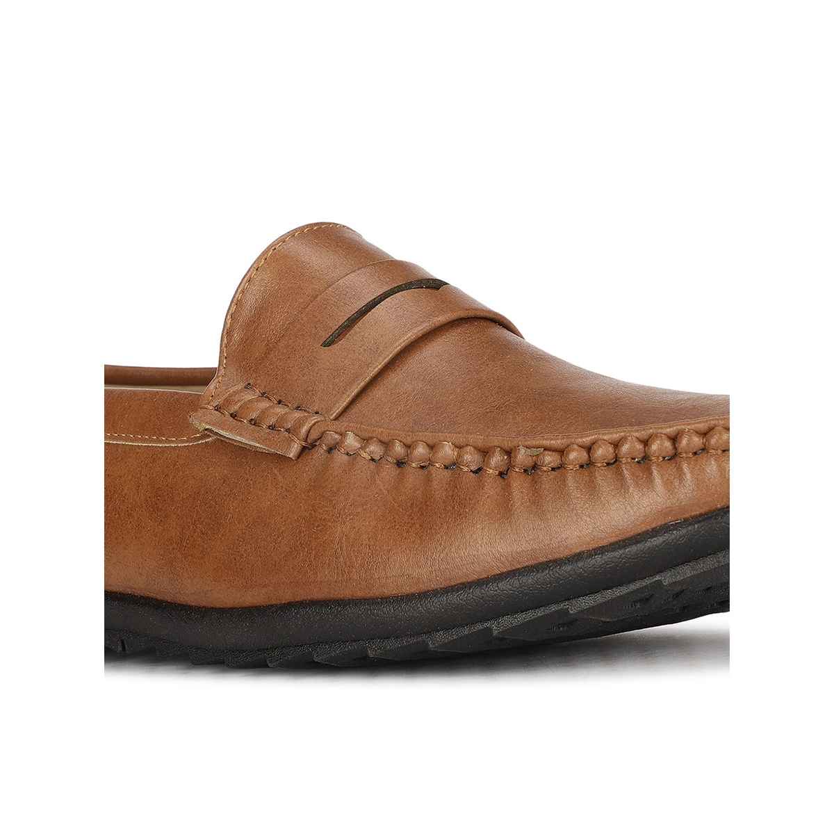Bata Men's Loafers | Tan - UK 9