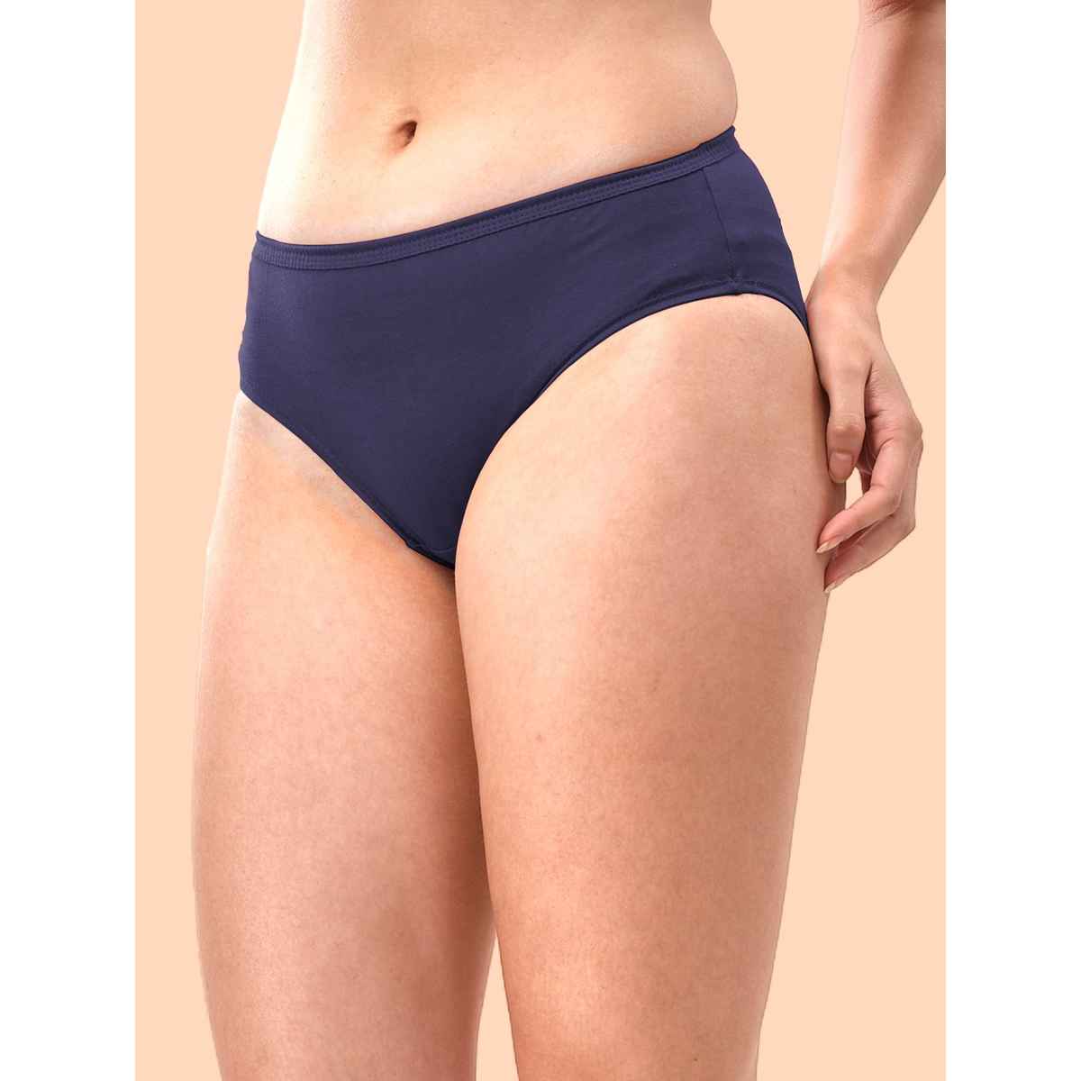 Lyra Women's Hipster Panty Solid | M (Colour May Vary)