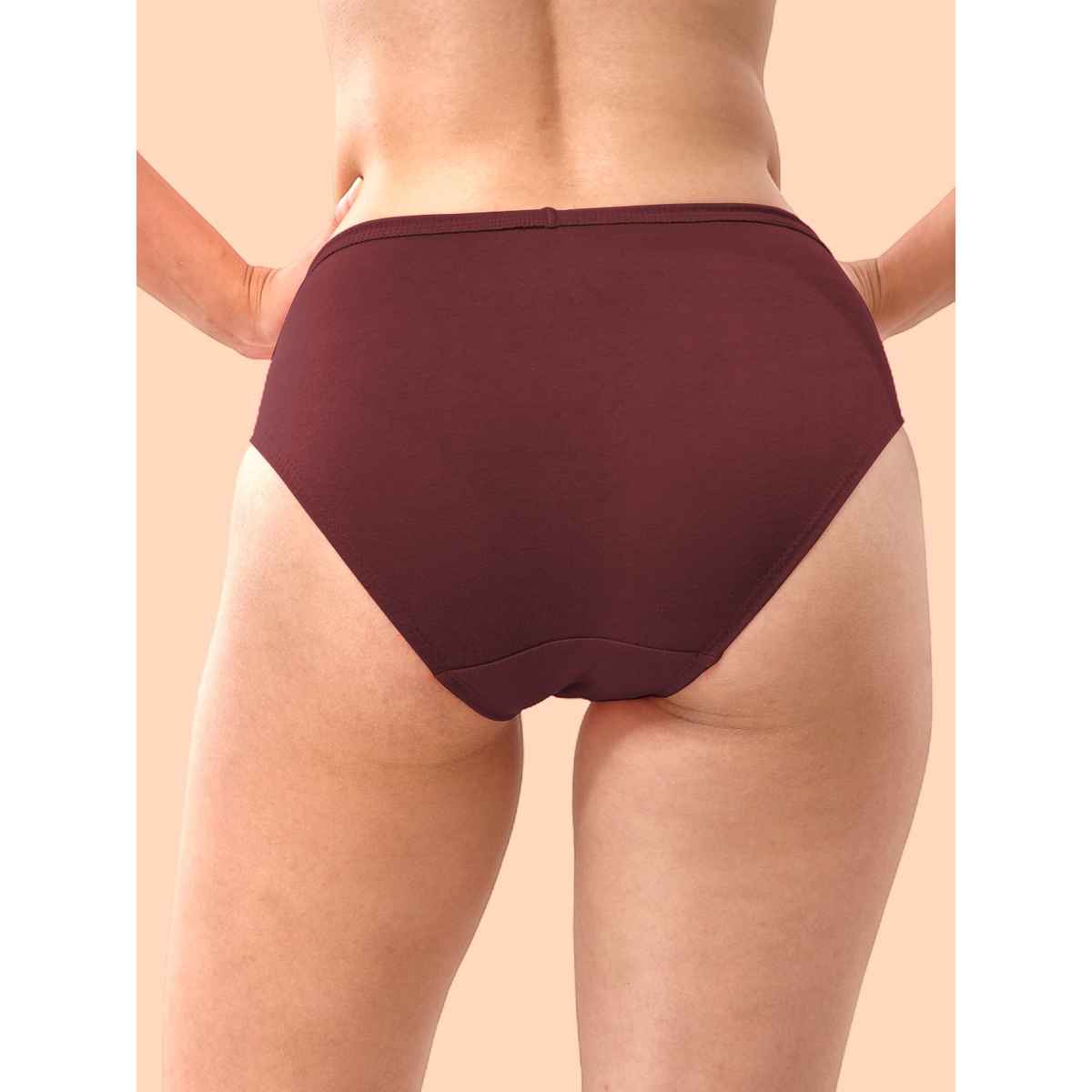 Lyra Women's Hipster Panty Solid | M (Colour May Vary)