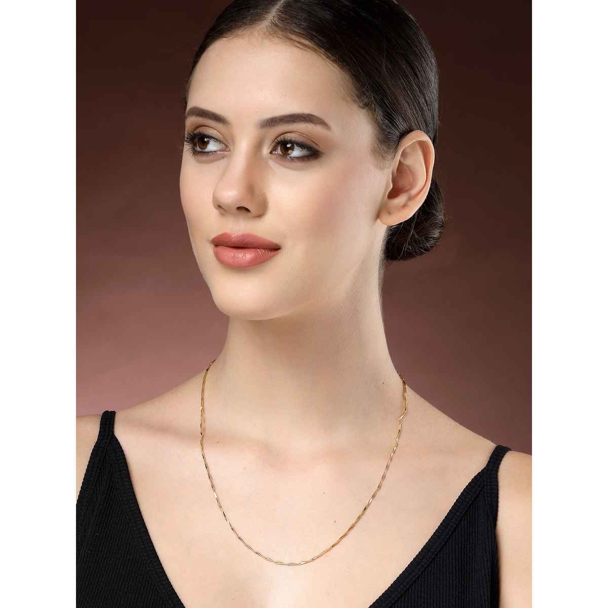 NVR Women's Gold - Plated Minimal Chain | NVR2706