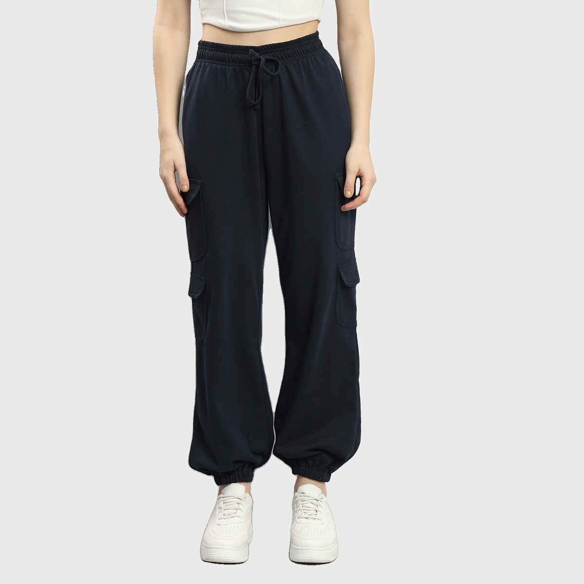 Q-rious Women's AdventureFlex Cargo Joggers | GLJ-CARGO | Navy - 28